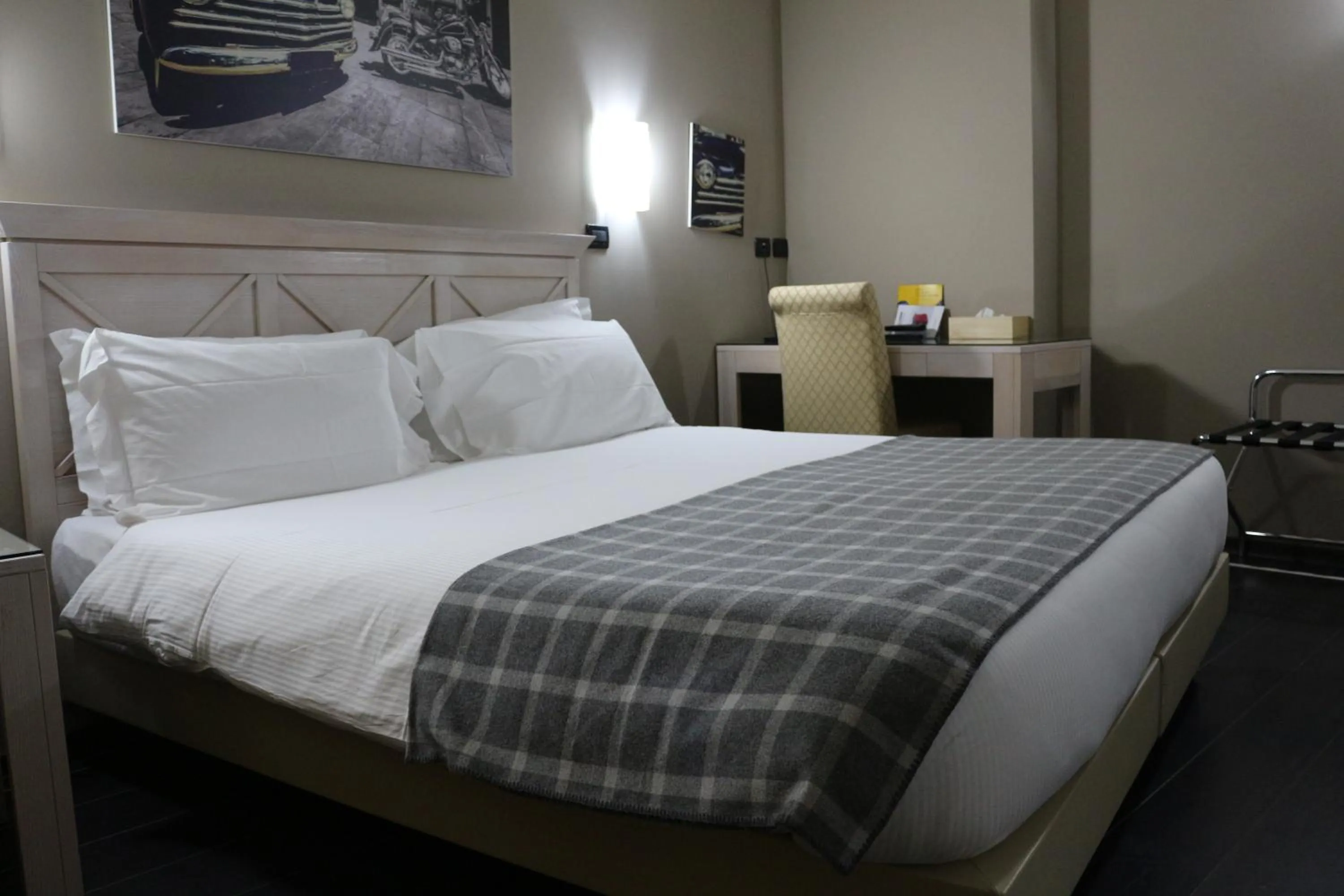 Bed in Hotel Garibaldi