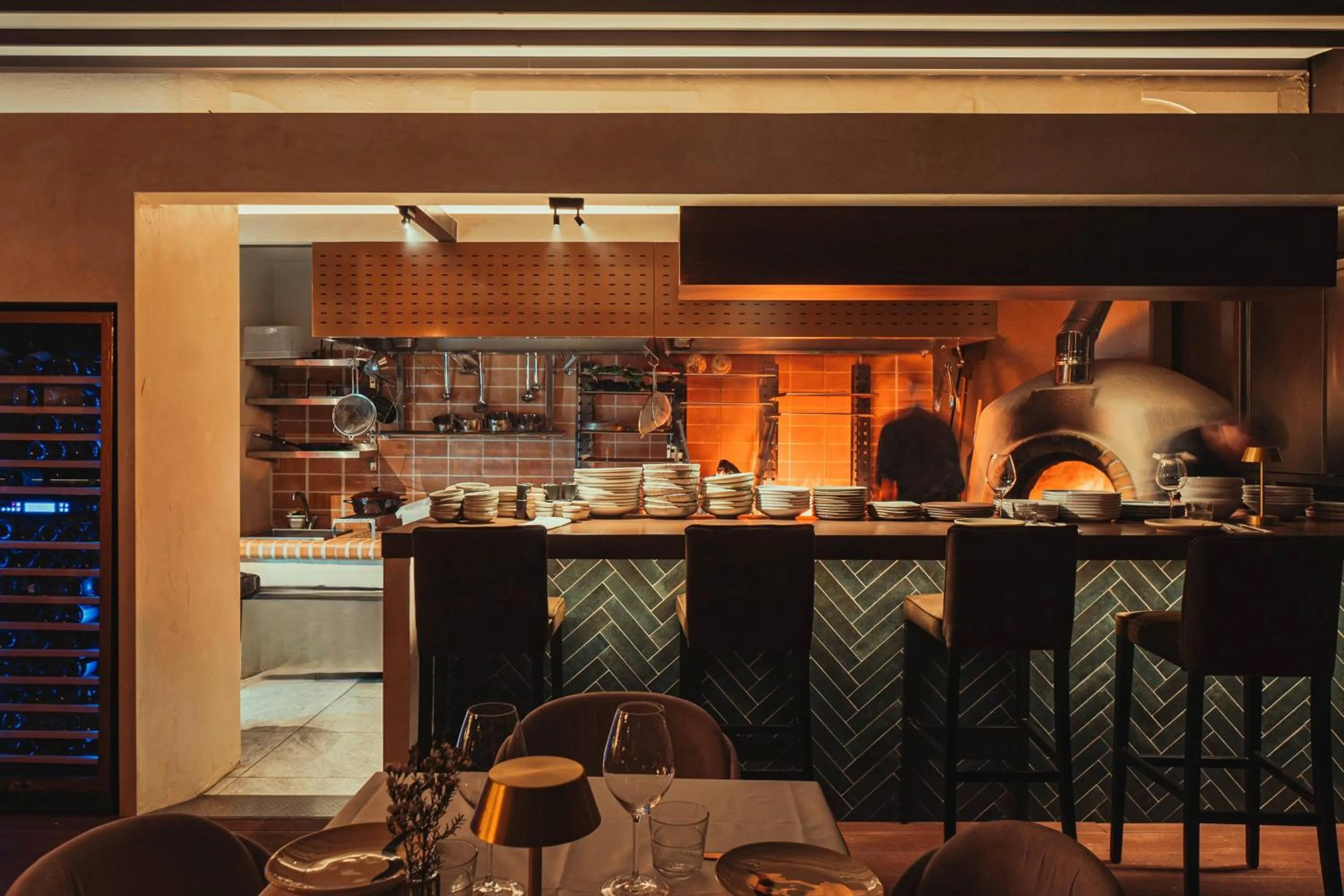 Dining area in Legacy Gastro Suites