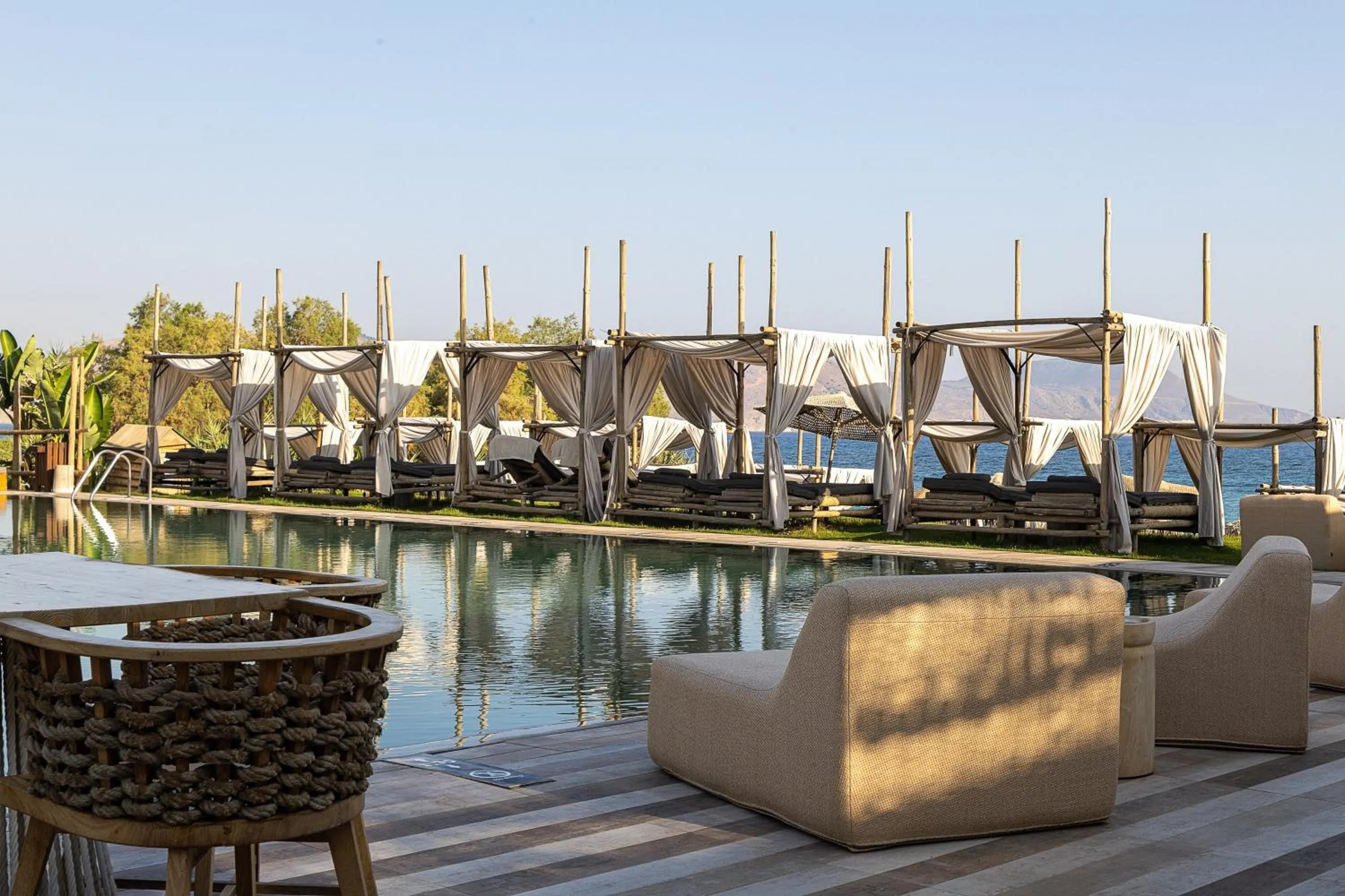 Swimming pool in La Mer Resort Spa Crete