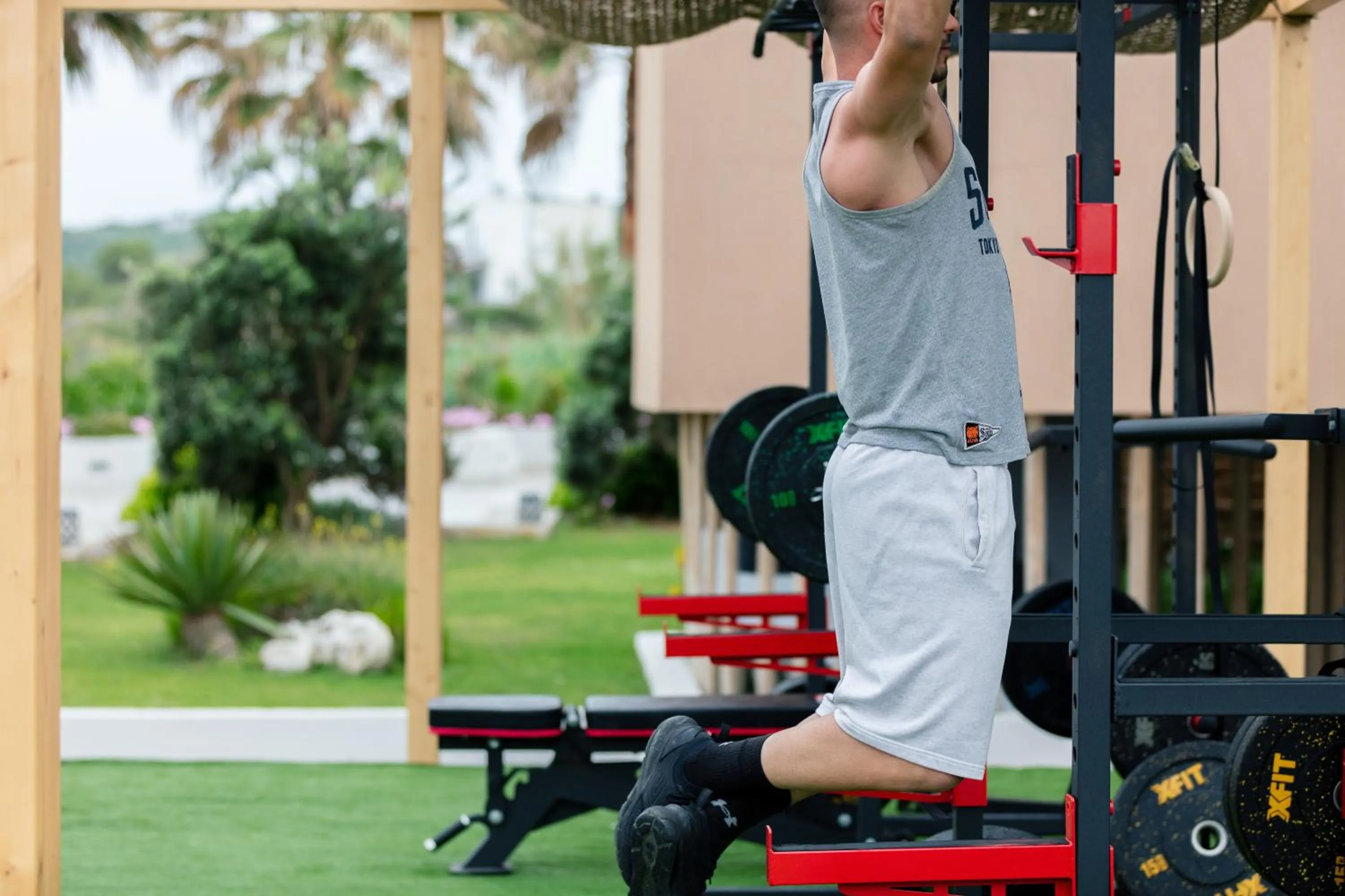 Fitness centre/facilities in La Mer Resort Spa Crete