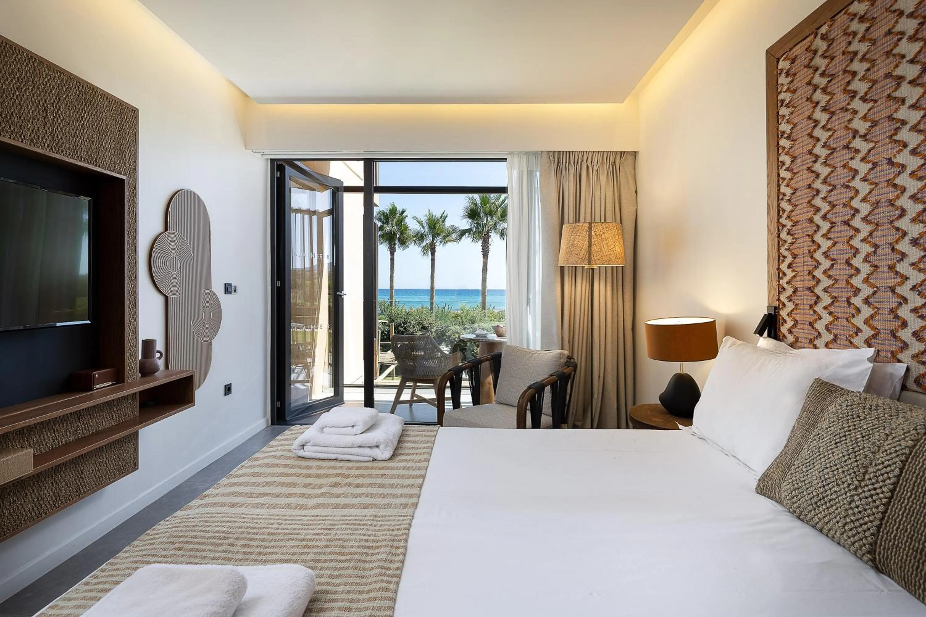 Photo of the whole room, Bed in La Mer Resort Spa Crete