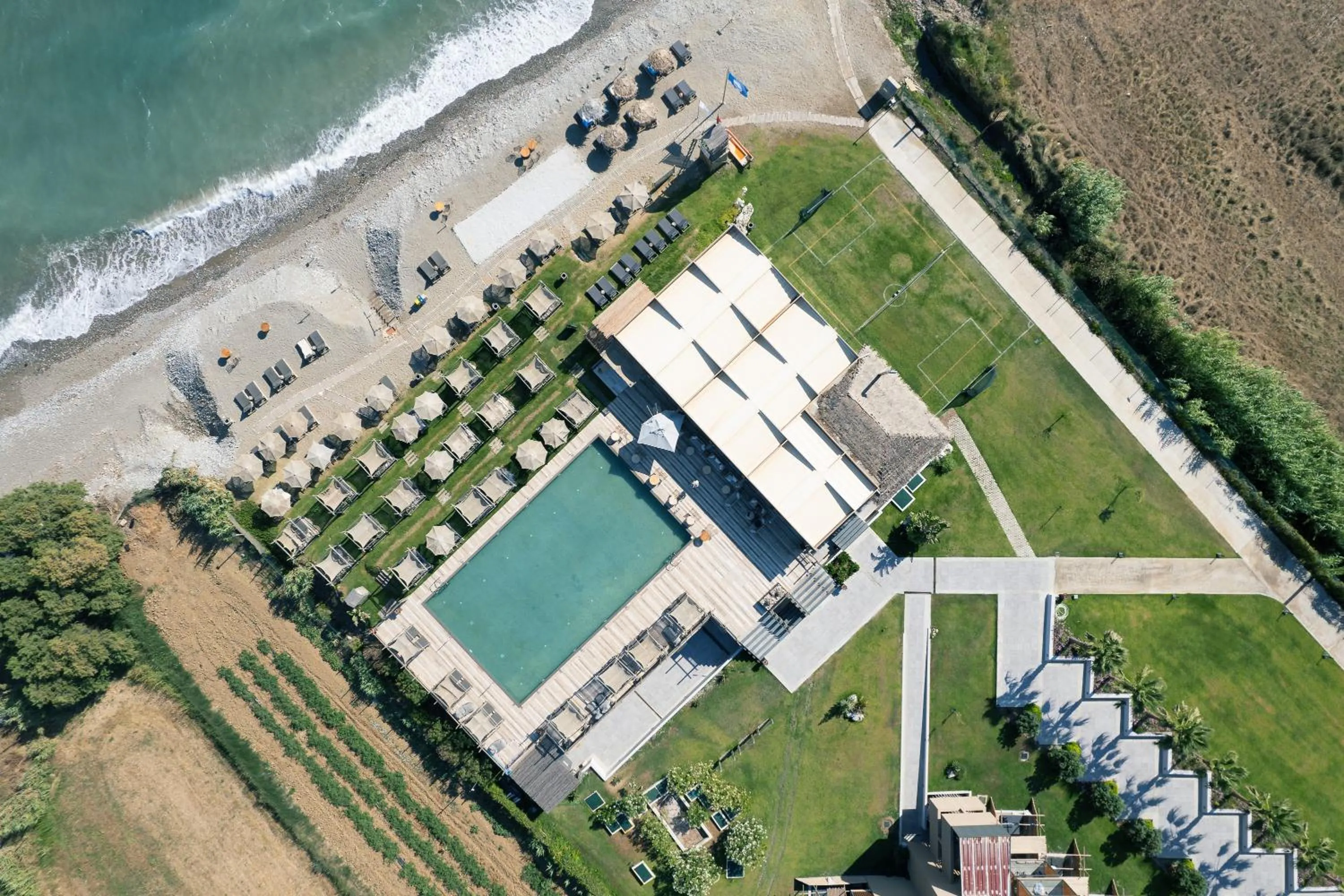 Bird's eye view in La Mer Resort Spa Crete