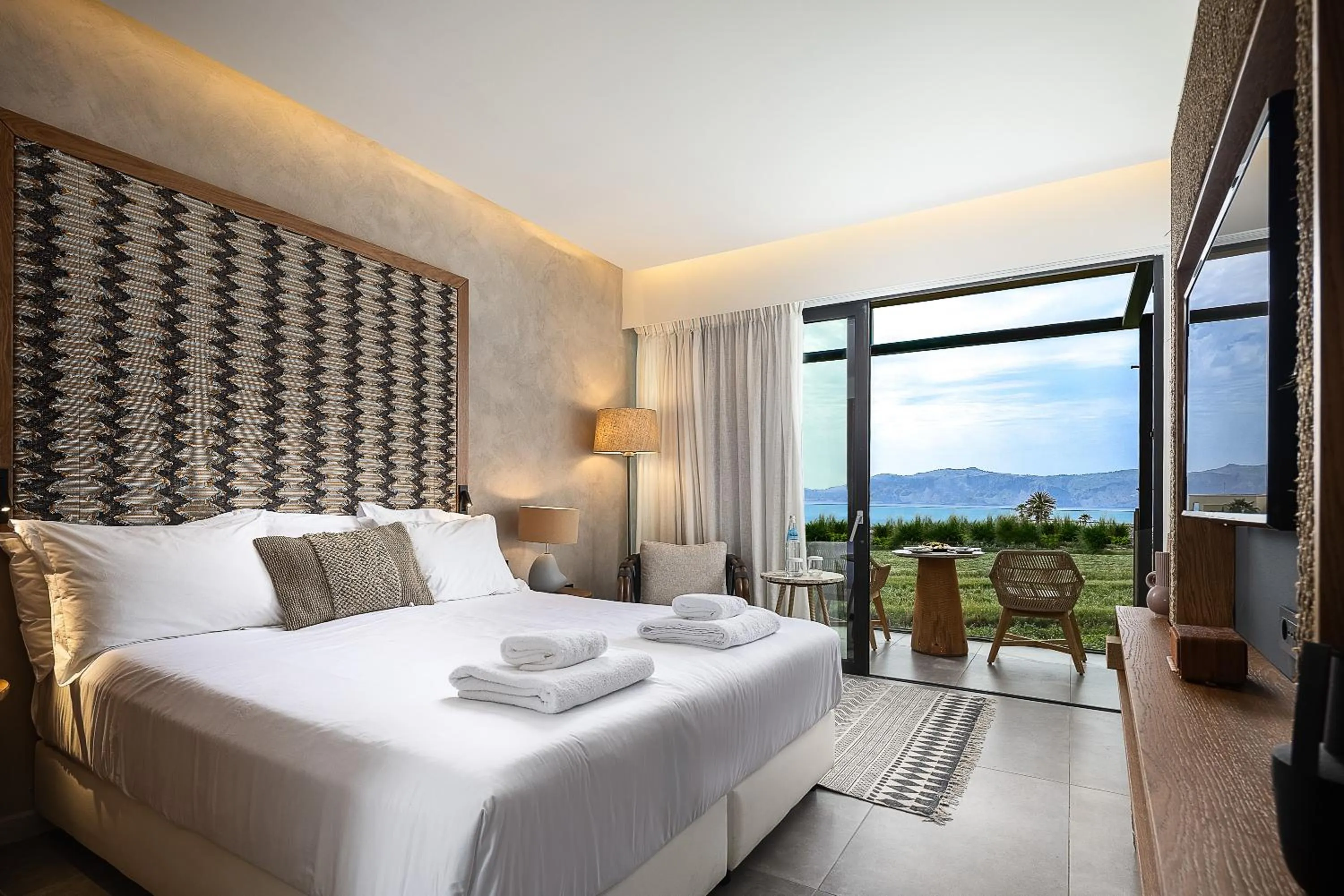 Bed in La Mer Resort Spa Crete