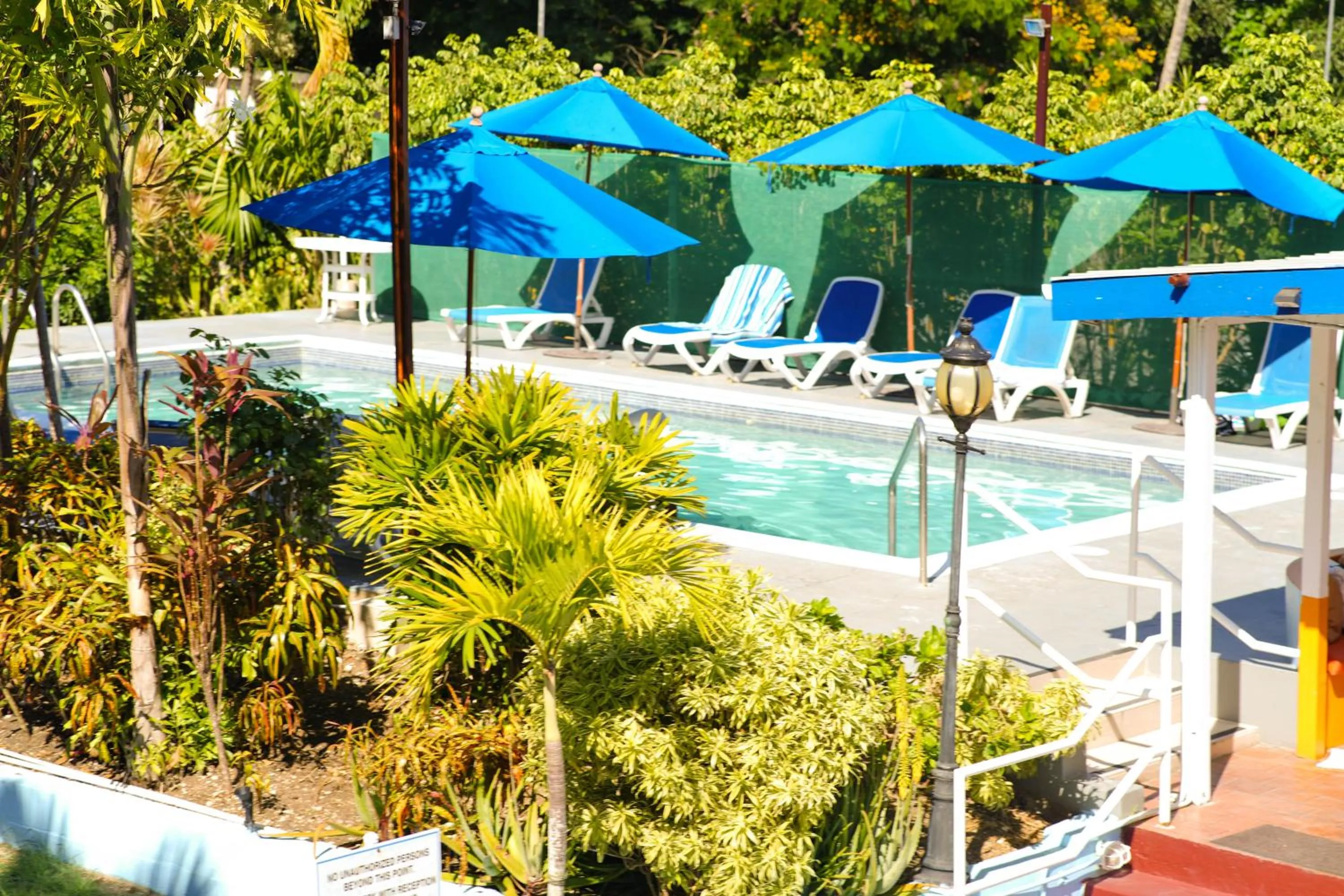 Swimming pool in Palm Garden Hotel Barbados