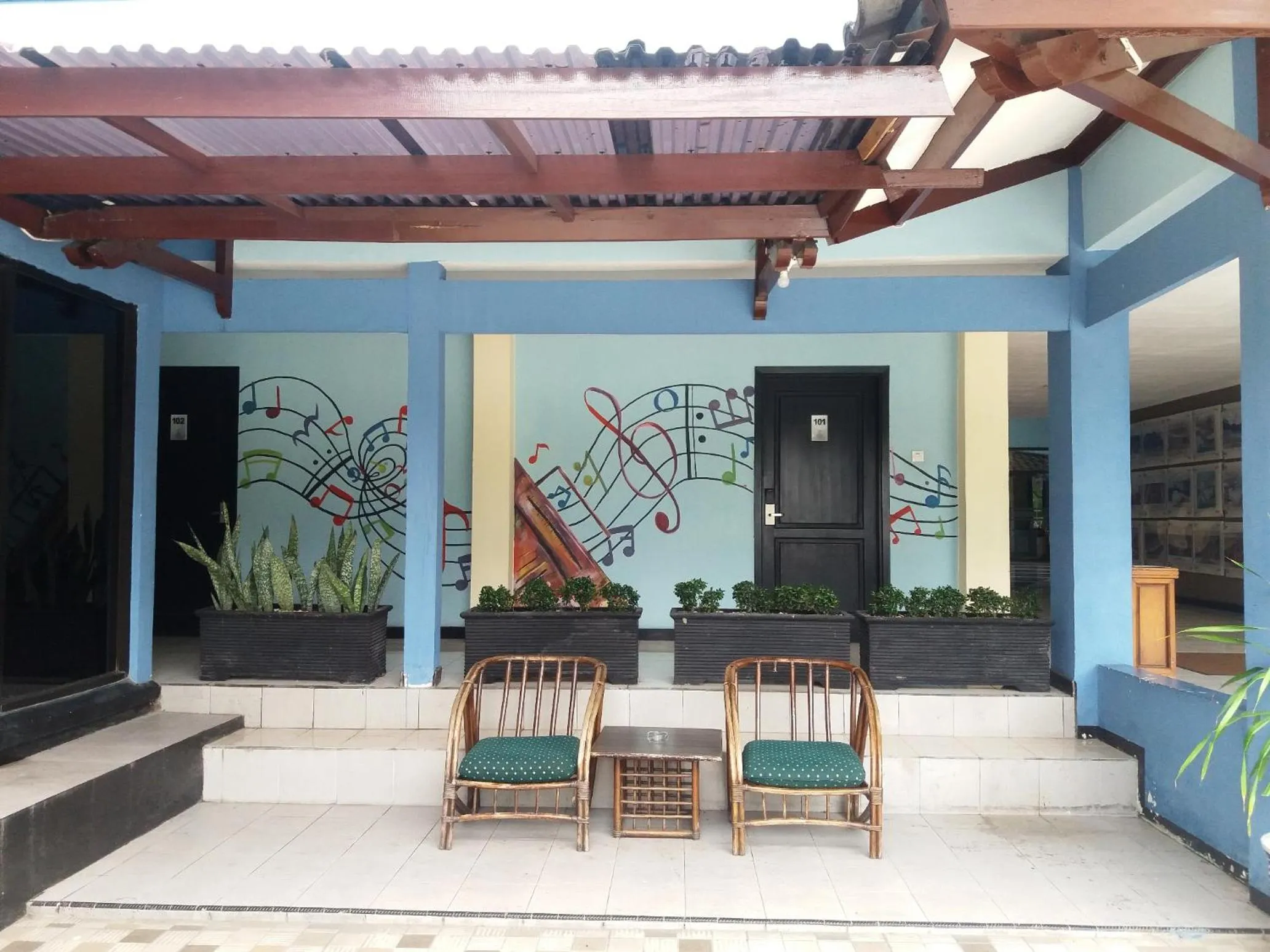 Balcony/Terrace in Hotel Sofia Juanda Surabaya