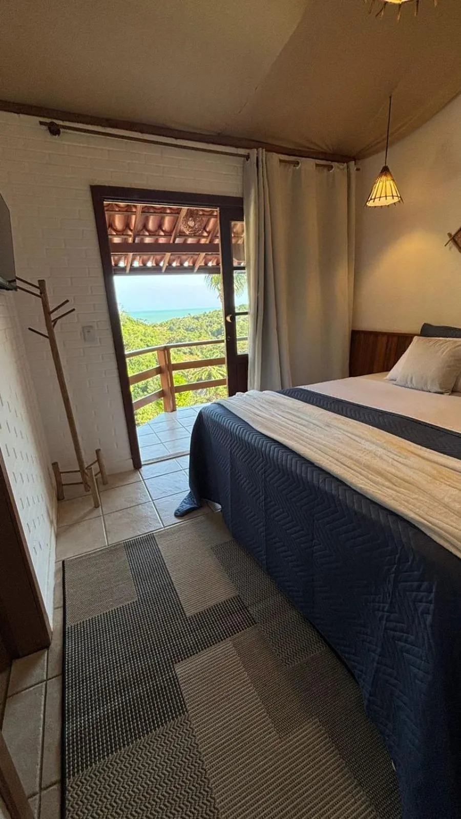 Bed in Pousada Jardim das Bromélias