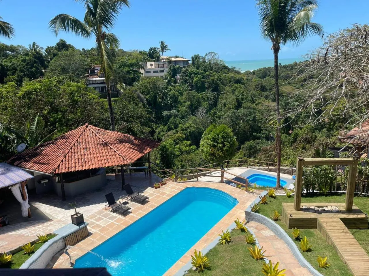 Garden in Pousada Jardim das Bromélias