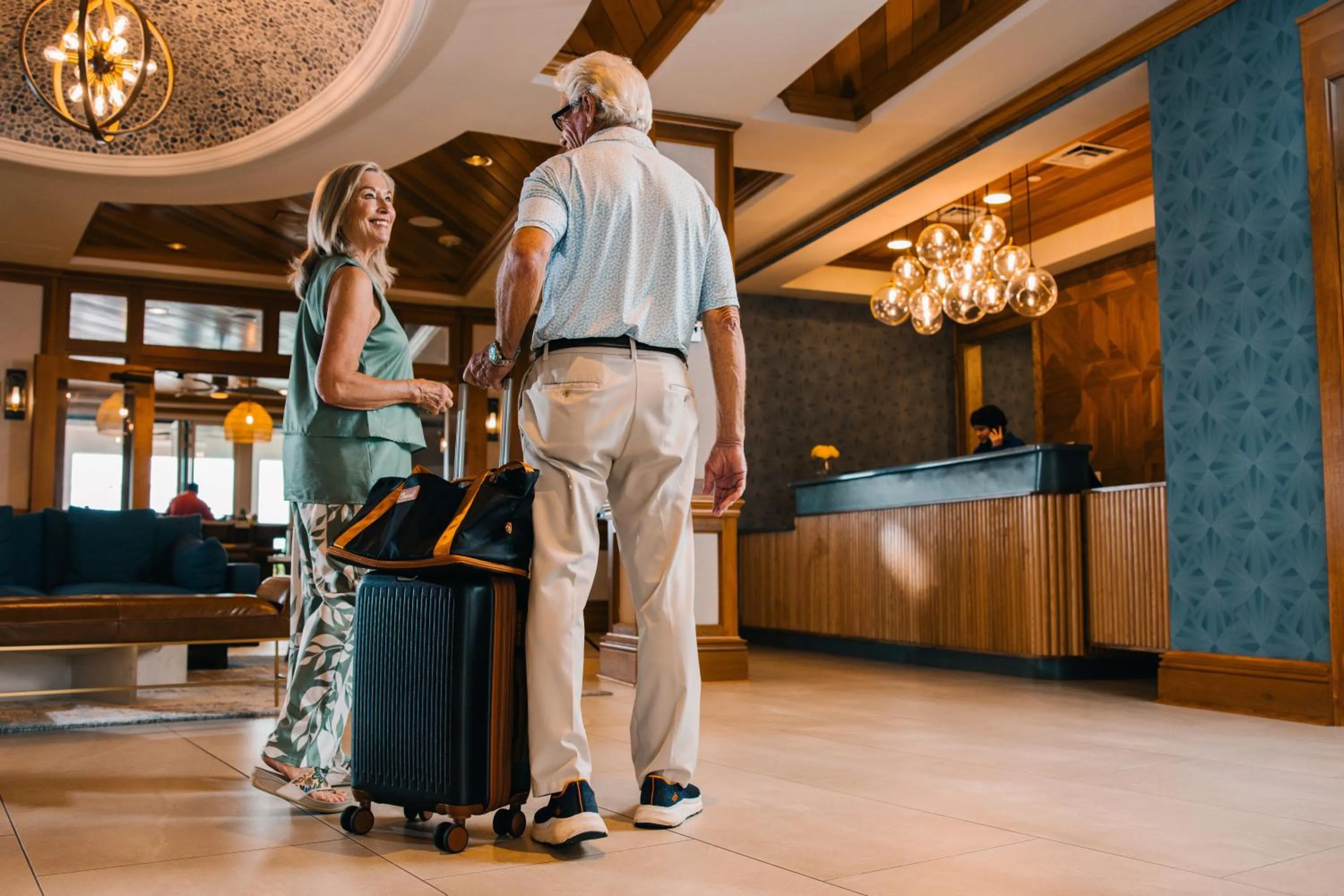 Lobby or reception in The Waterfront Inn