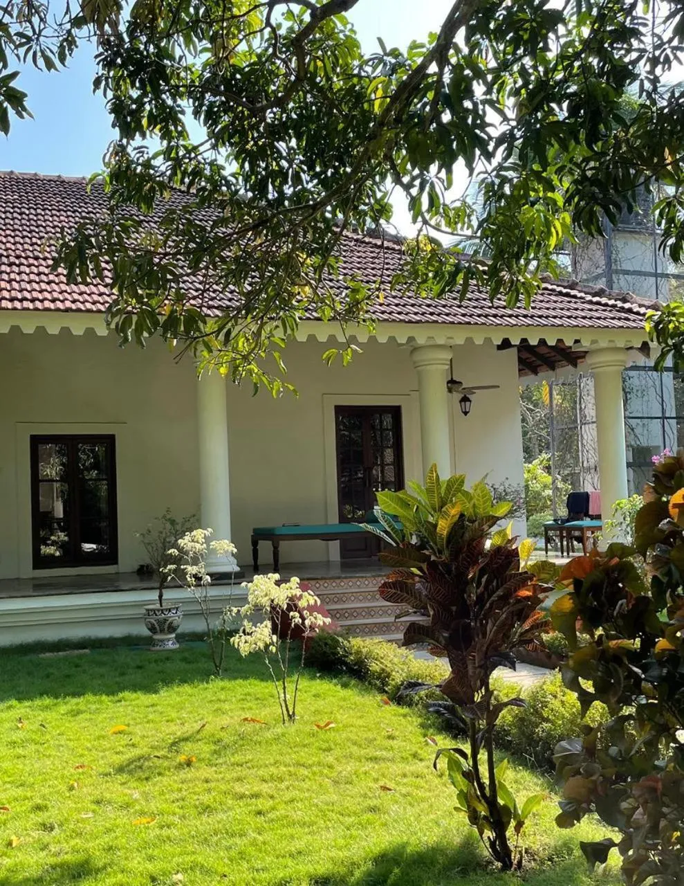 Garden in The Postcard Cuelim, Goa