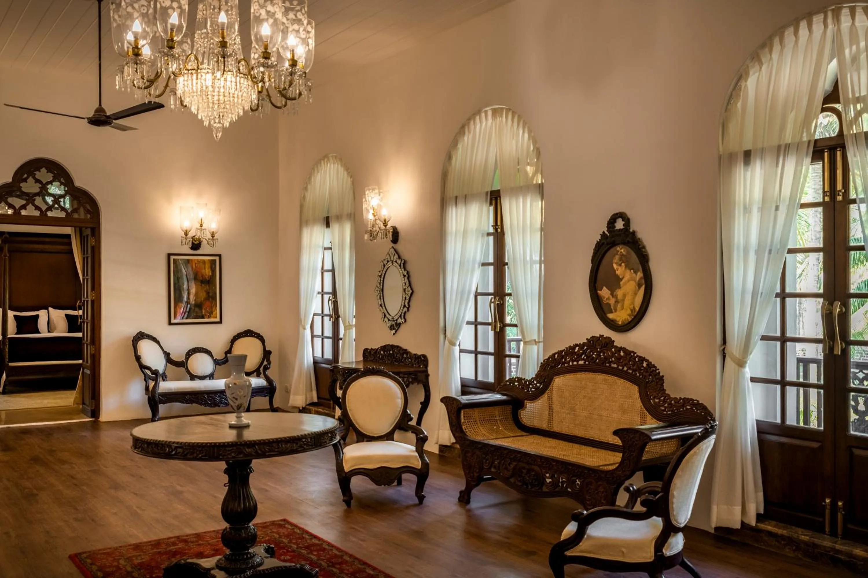 Lounge or bar in The Postcard Cuelim, Goa