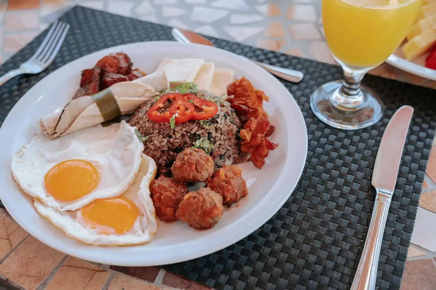 Breakfast in Parador Nature Resort and Spa