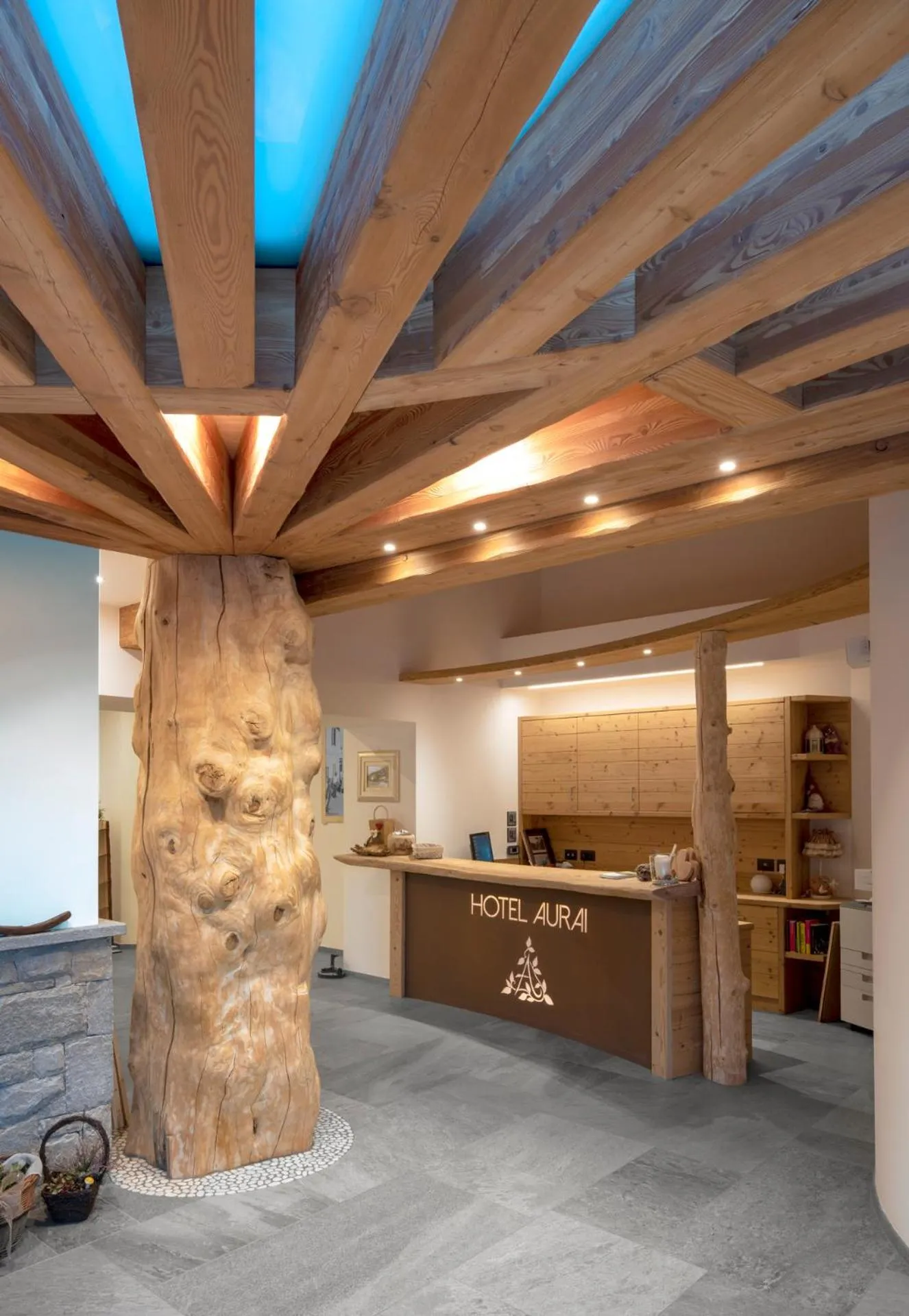 Lobby or reception in Hotel Aurai