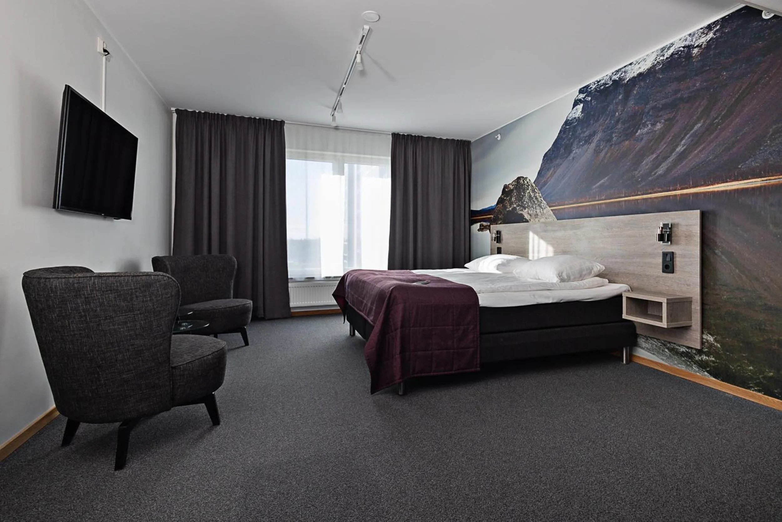 Bed in Comfort Hotel Umeå City