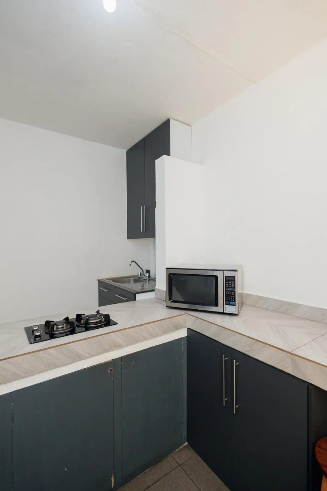 Communal kitchen in Hotel Allende Morelia