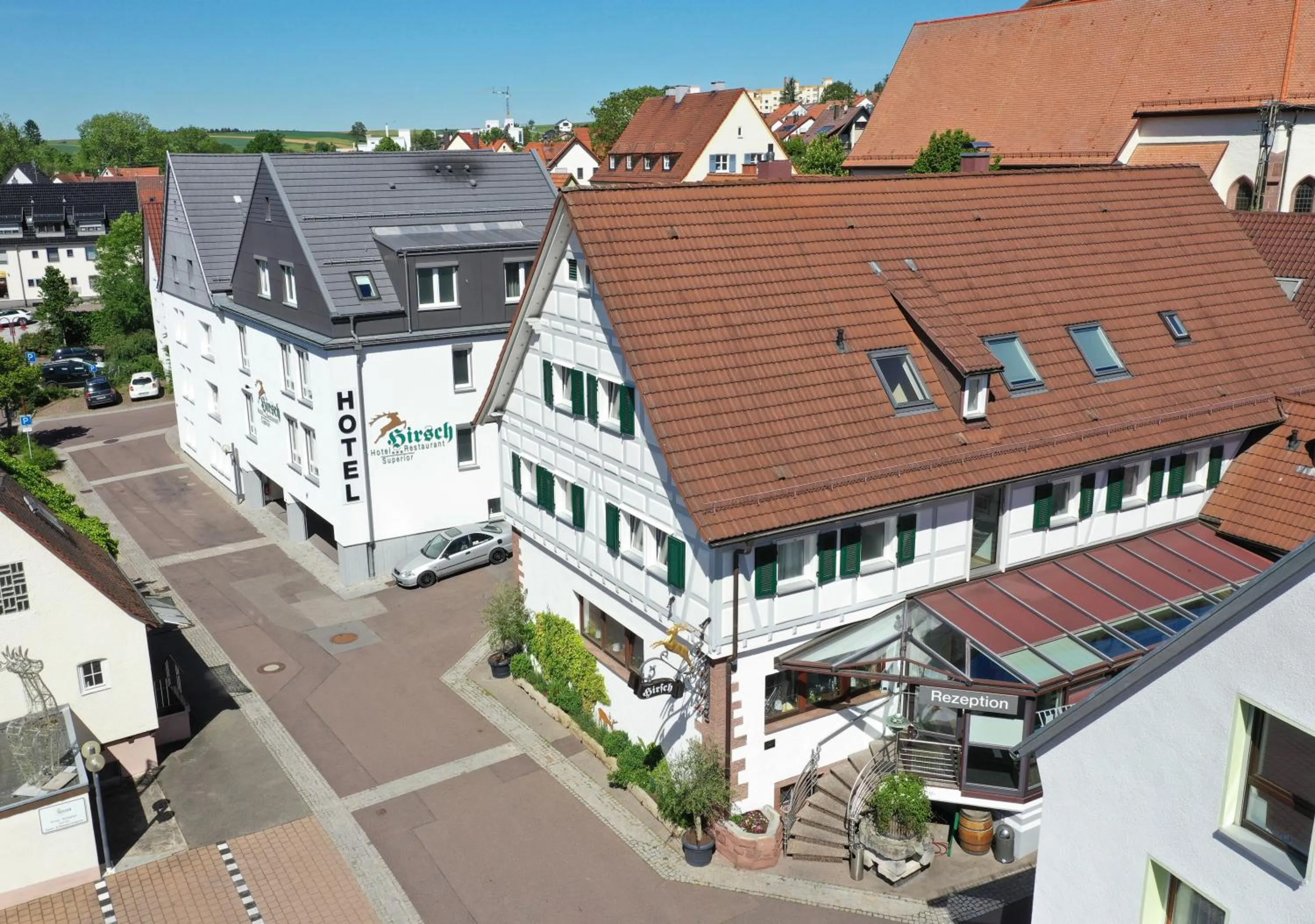 Property building in Hotel - Restaurant Hirsch