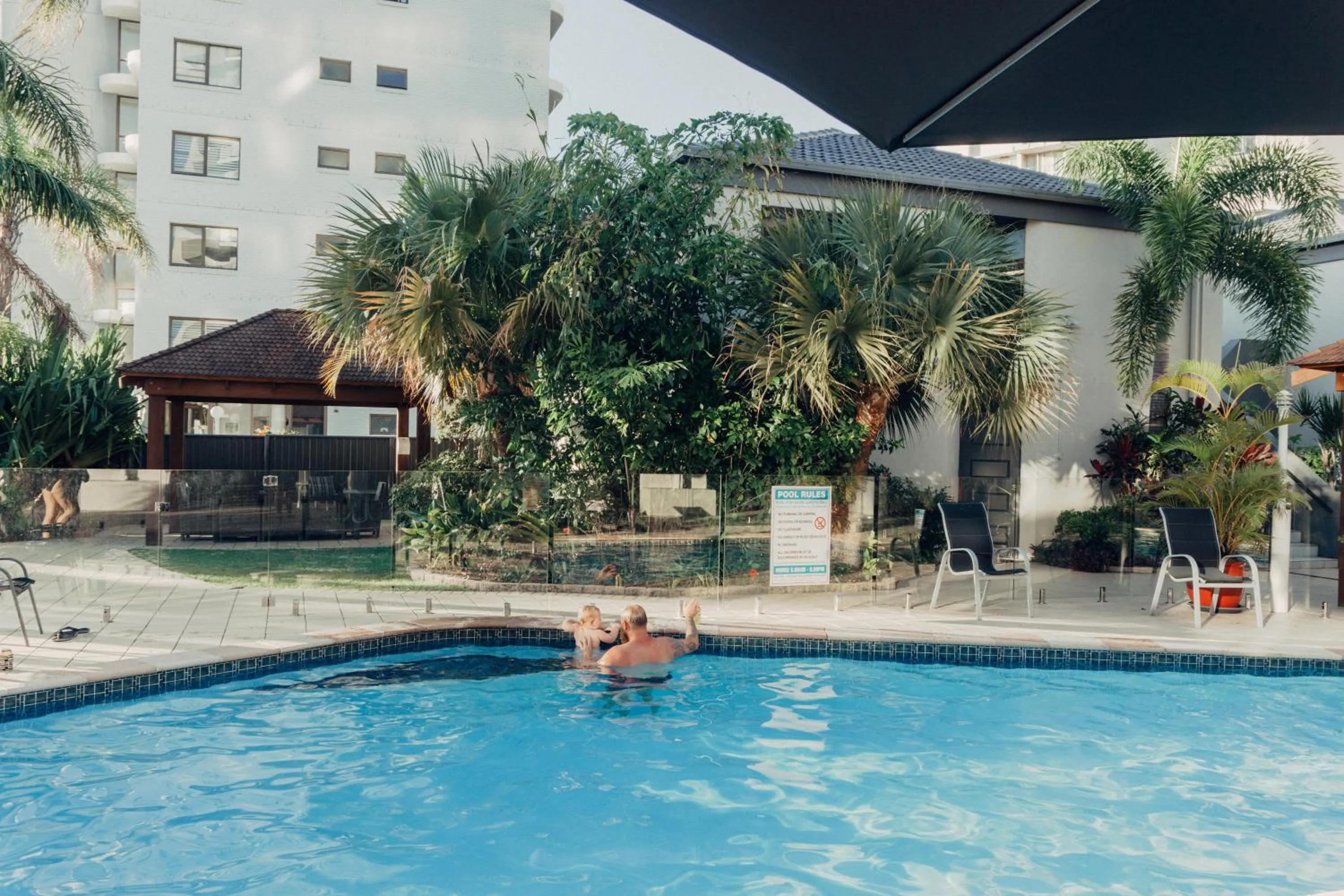Swimming pool in Burleigh Palms Holiday Apartments