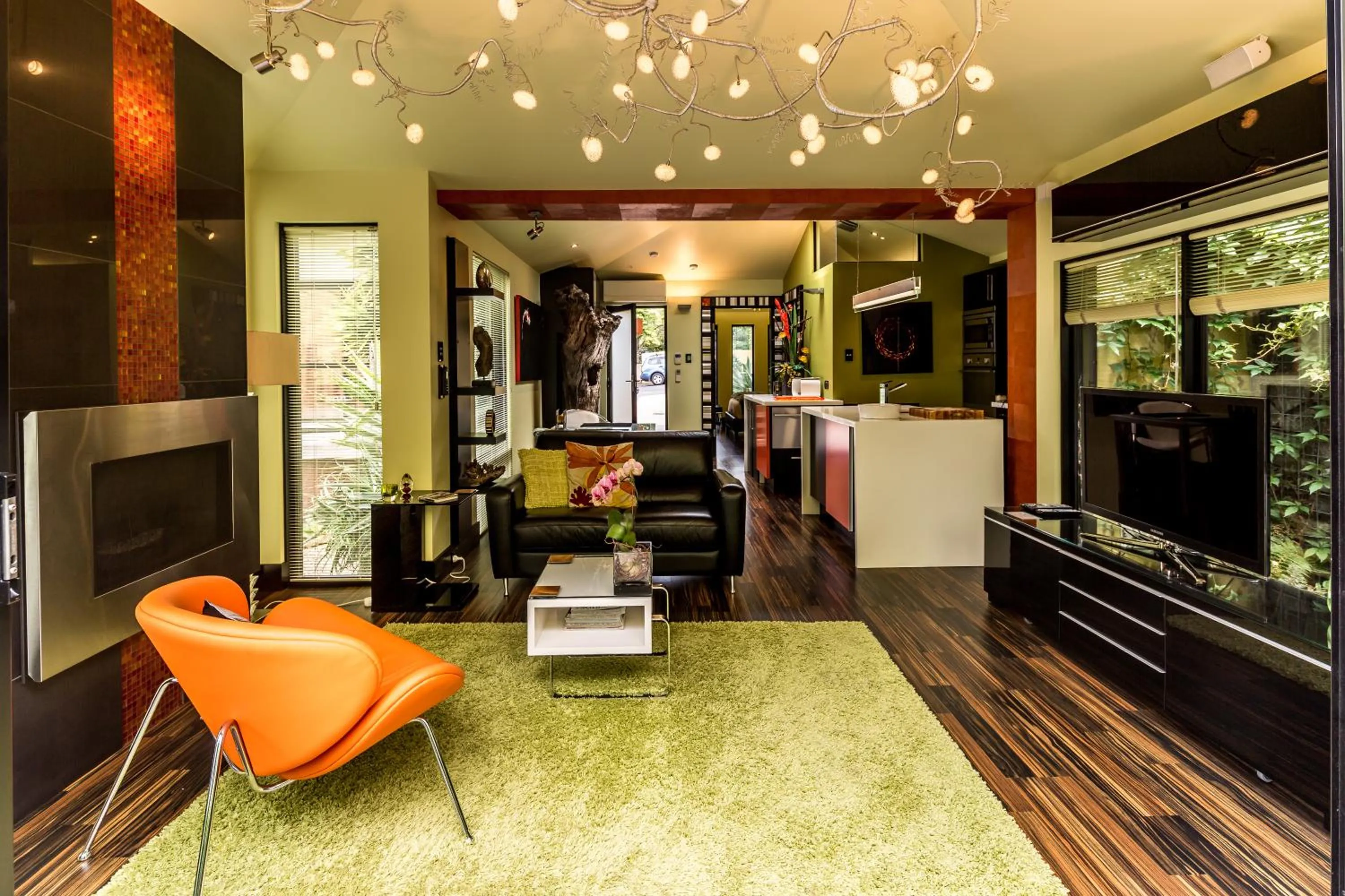 Living room in Corinda Contemporary