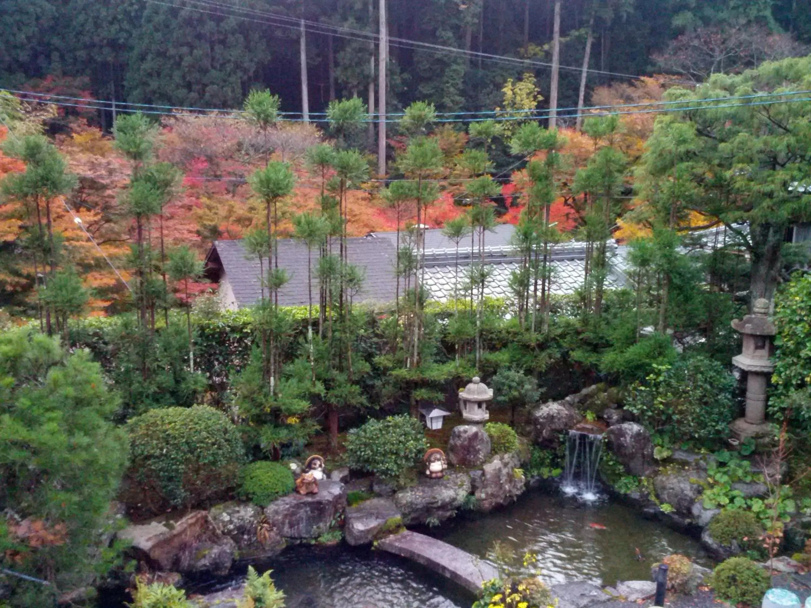 Garden view in Yumoto Onsen OharaSansou