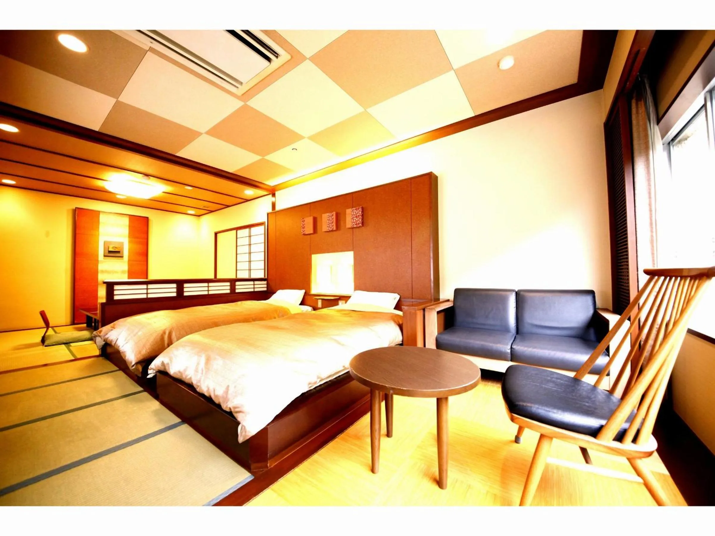 Bed in Hotel Okuyumoto