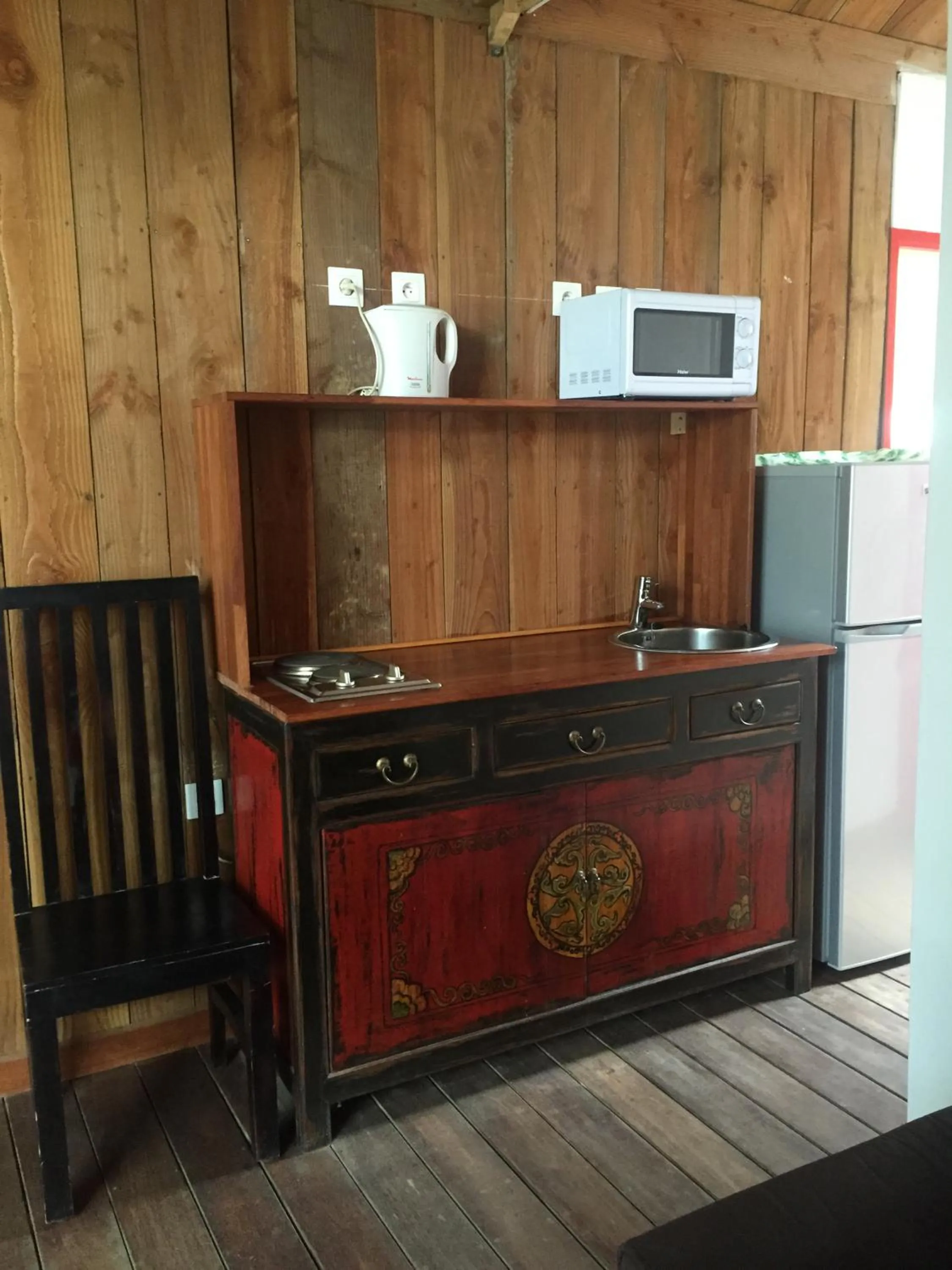 Kitchen or kitchenette in Résidence Marina Beach