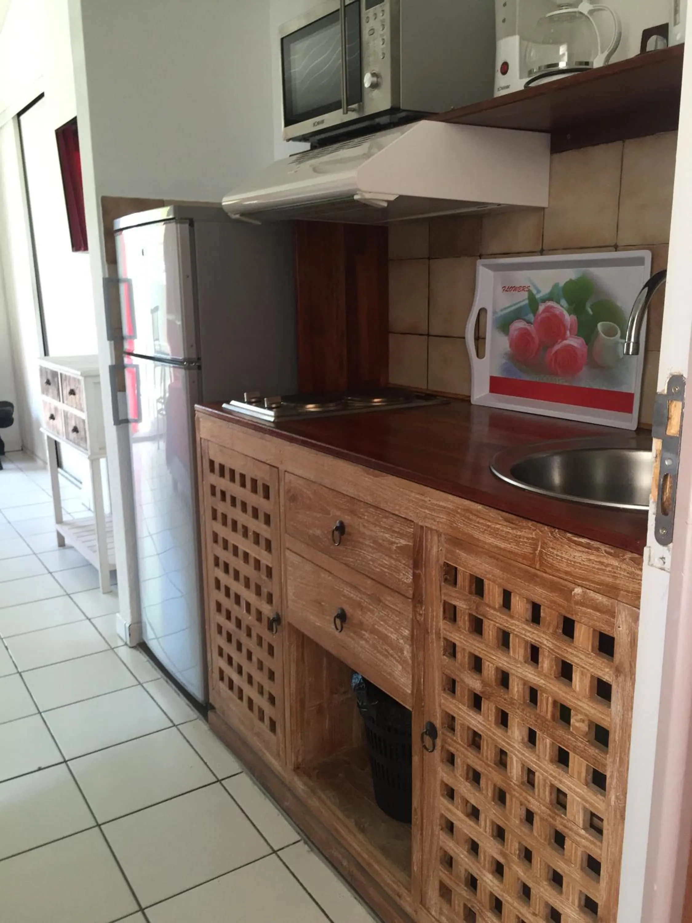 Kitchen or kitchenette in Résidence Marina Beach