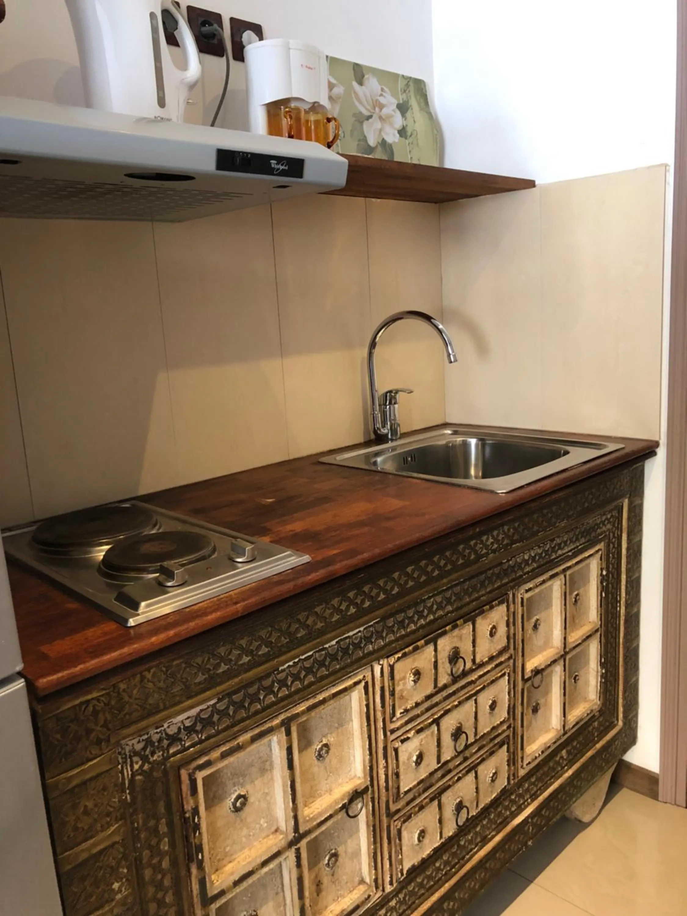 Kitchen or kitchenette in Résidence Marina Beach