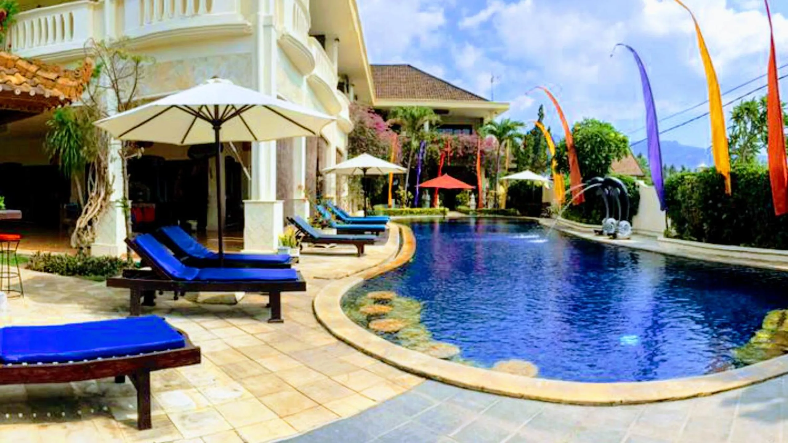 Pool view in Bali Paradise Hotel Boutique Resort