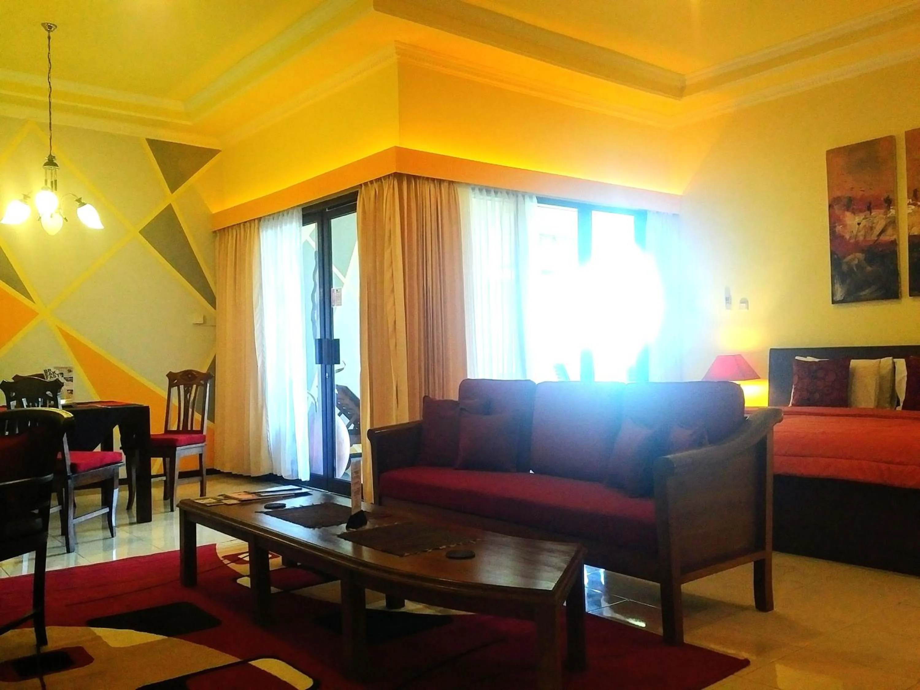 Living room in Bali Paradise Hotel Boutique Resort