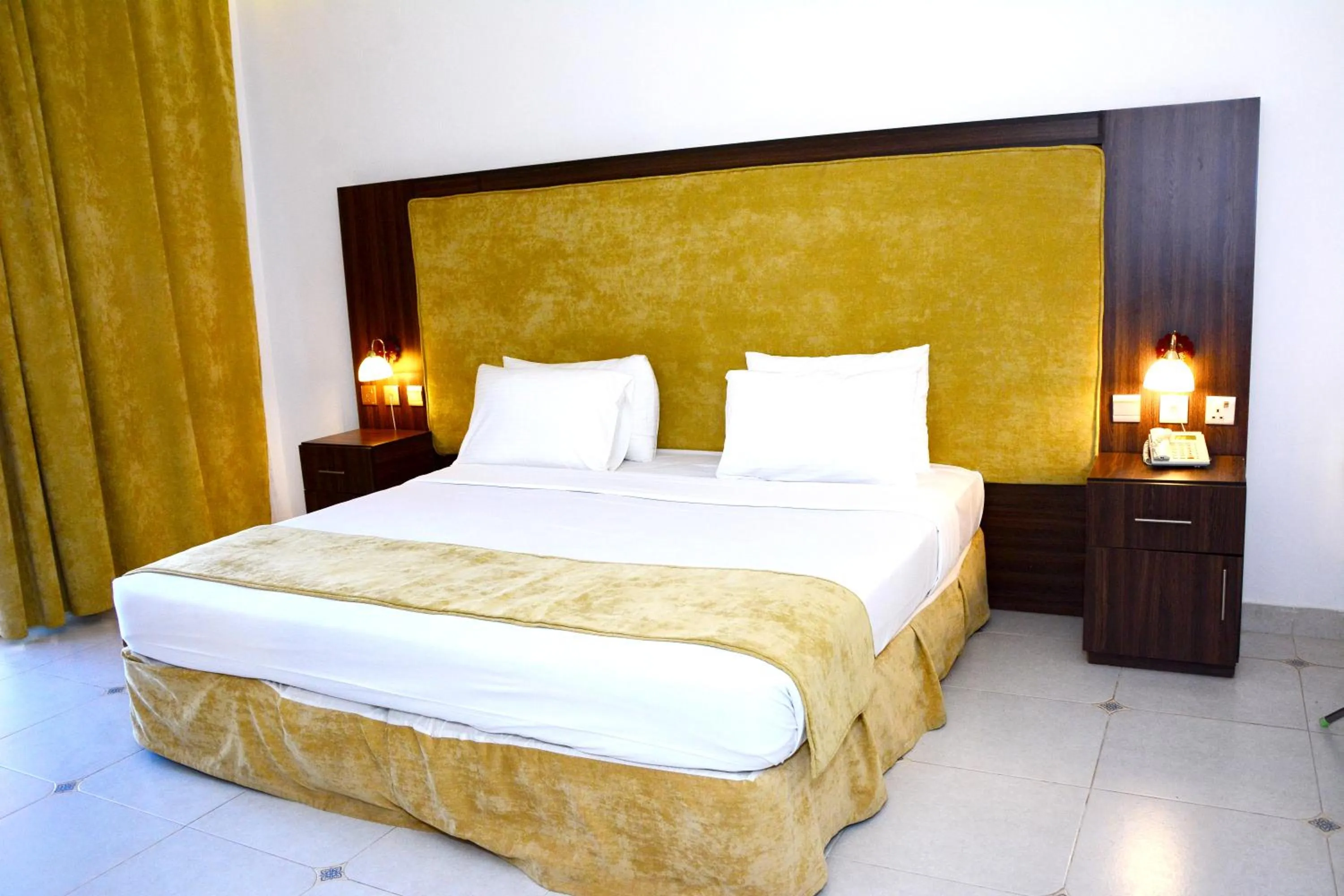 Bed in Samharam Resort Salalah