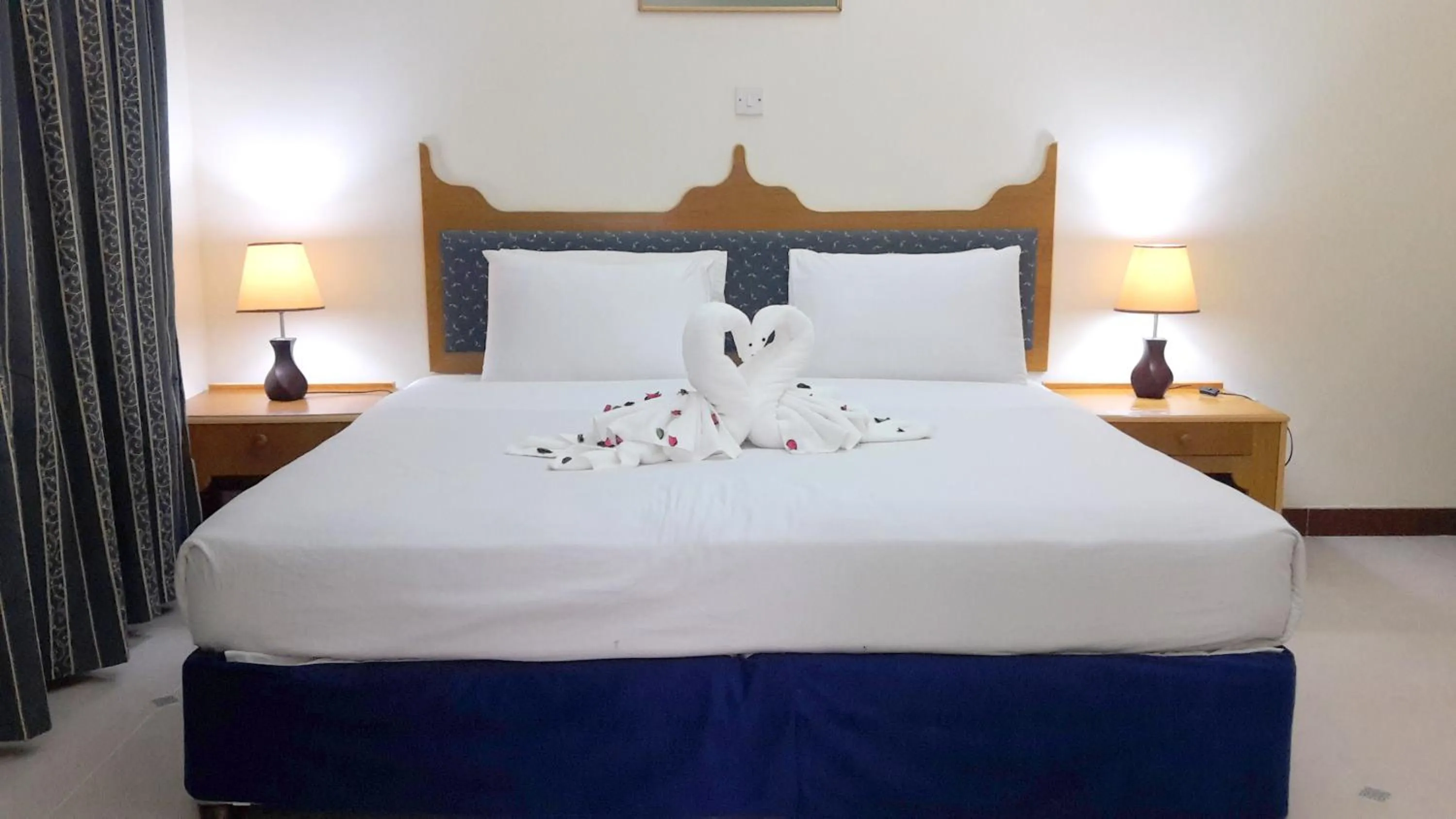Bed in Samharam Resort Salalah