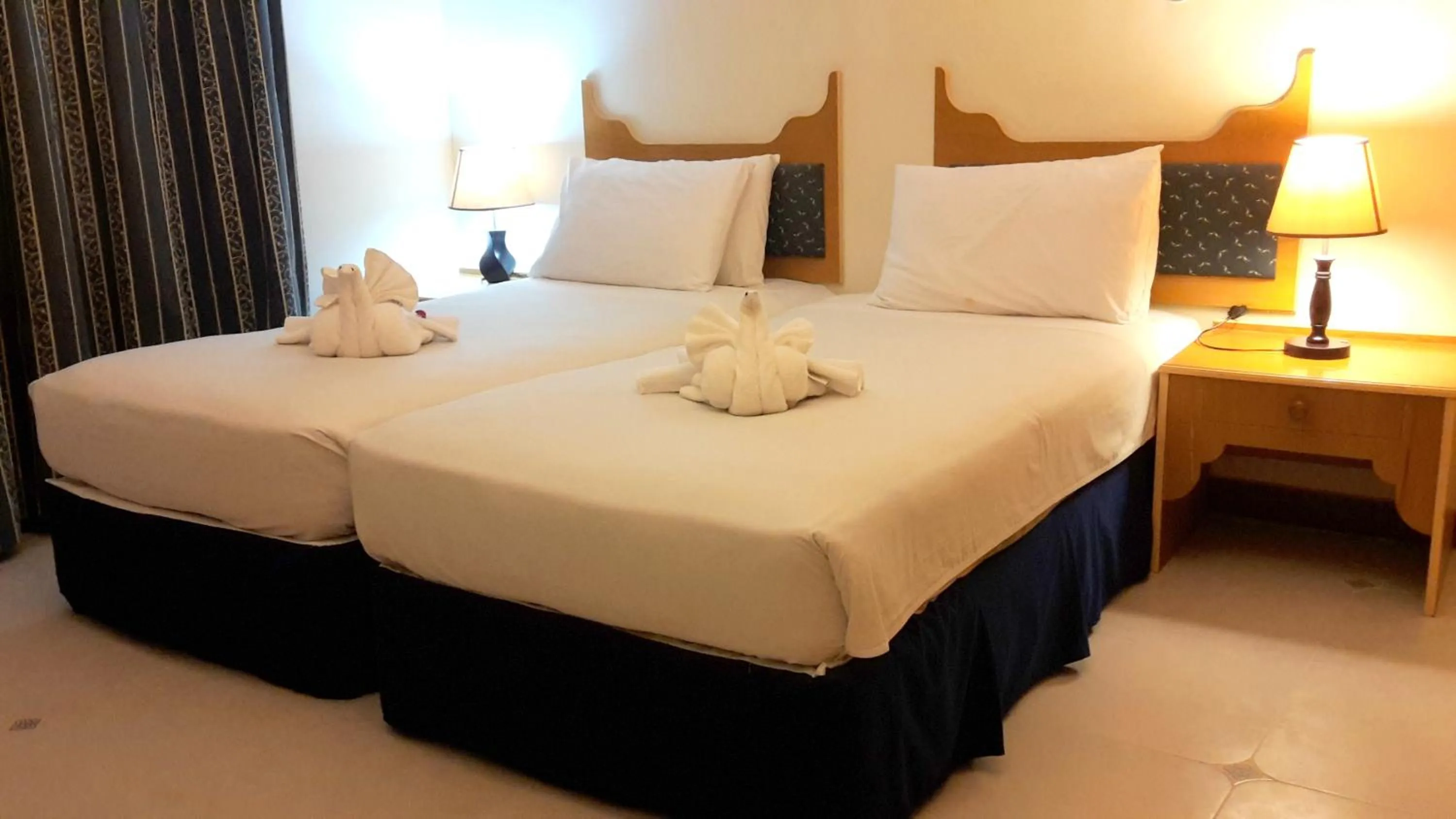 Bed in Samharam Resort Salalah