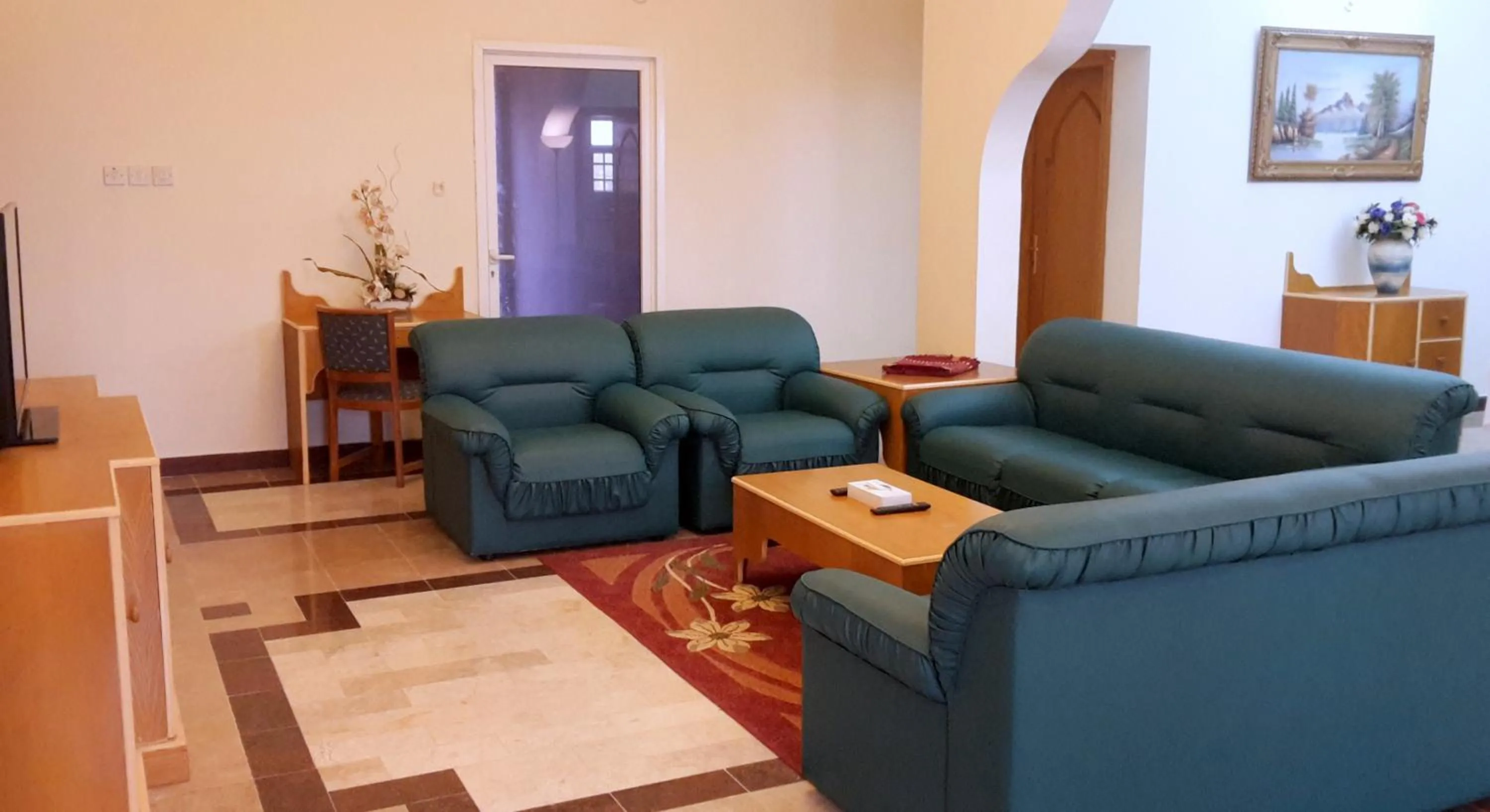 Living room in Samharam Resort Salalah