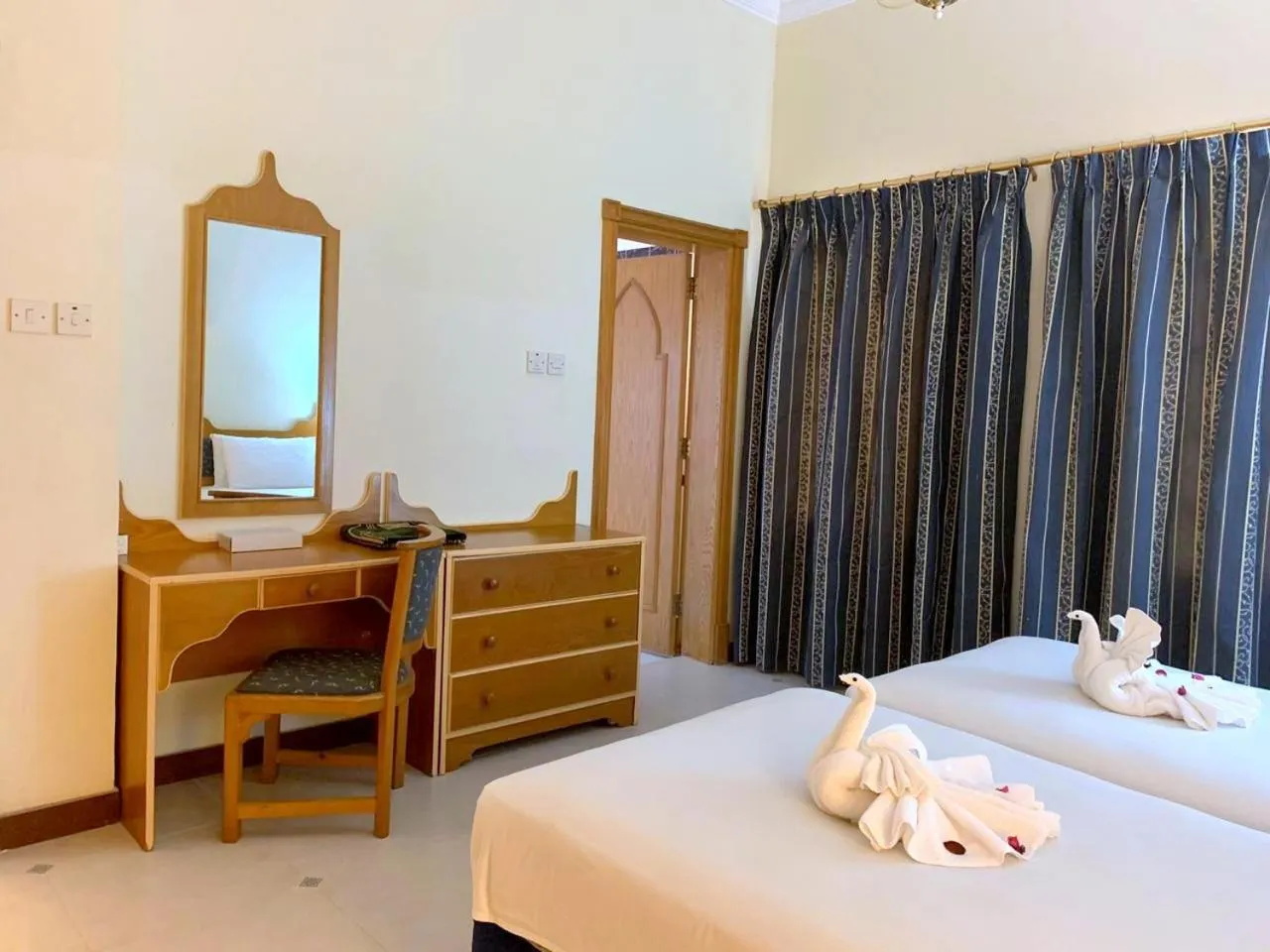 Bed in Samharam Resort Salalah