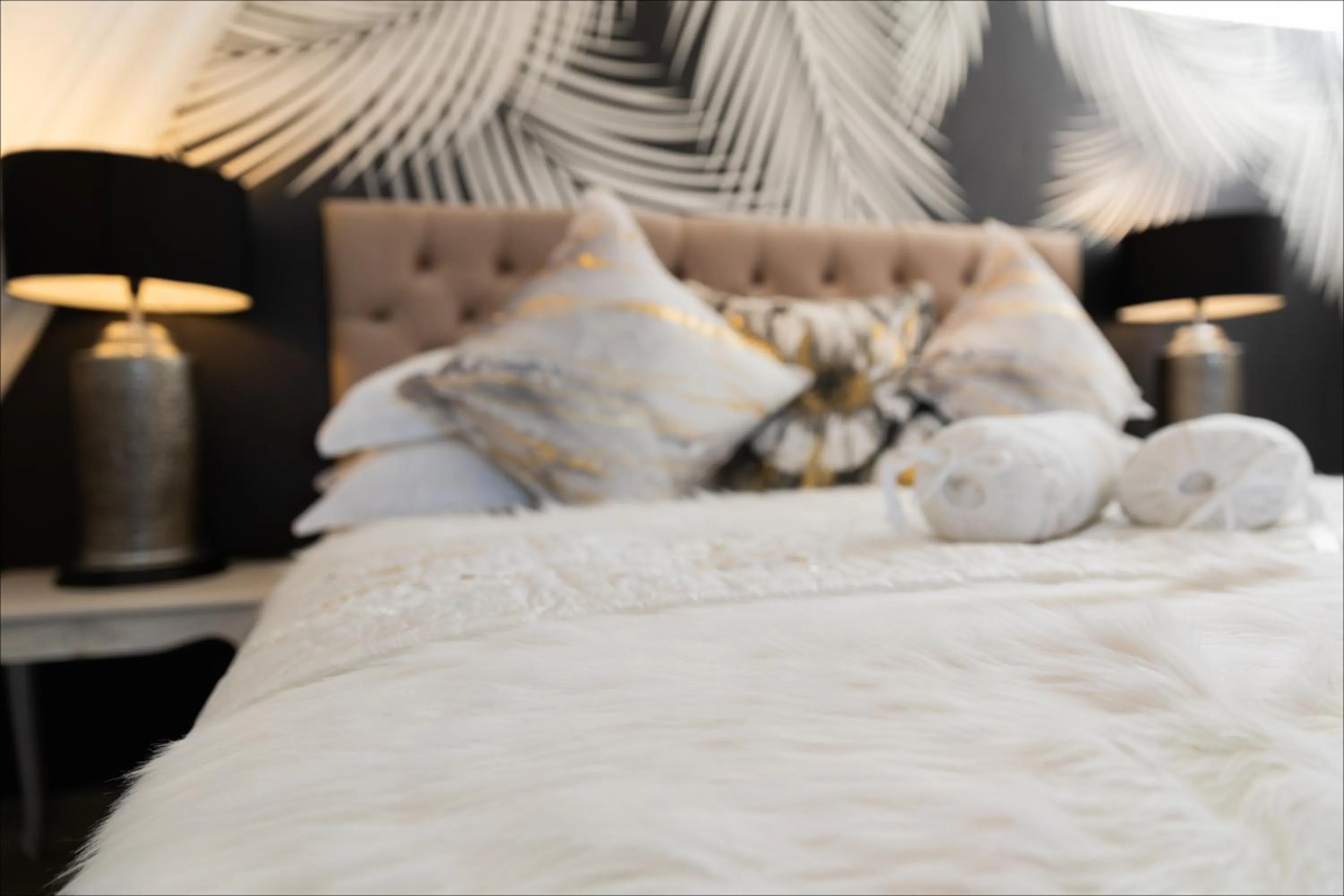 Bed in Lavender Hill Country Estate and Wedding Venue