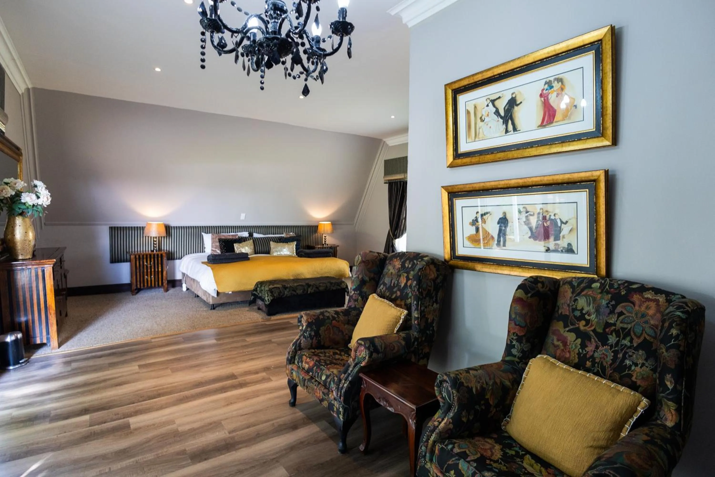 Bed in Lavender Hill Country Estate and Wedding Venue