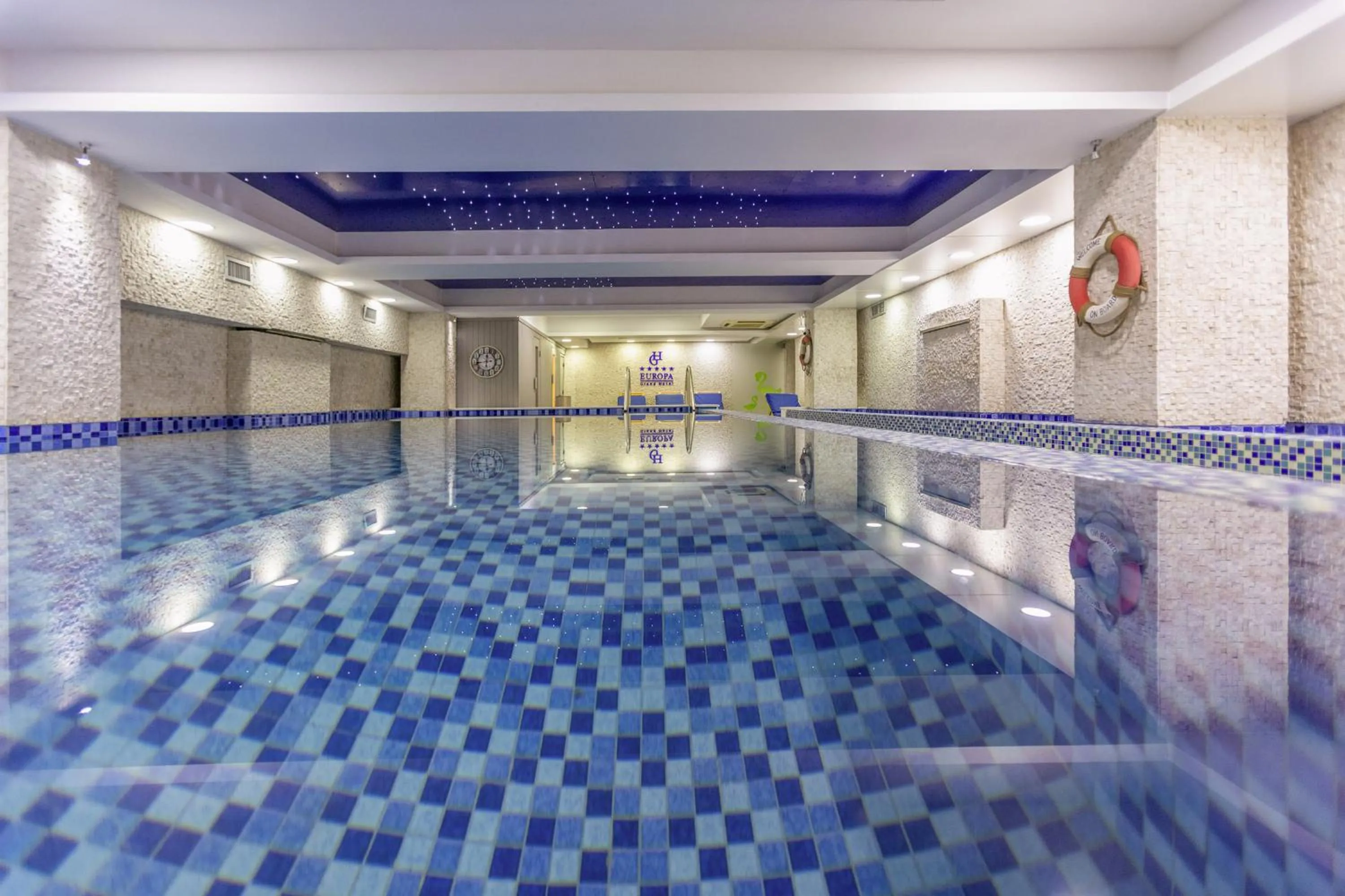 Swimming pool in Shkoder Grand Hotel Europa, Affiliated by Melia