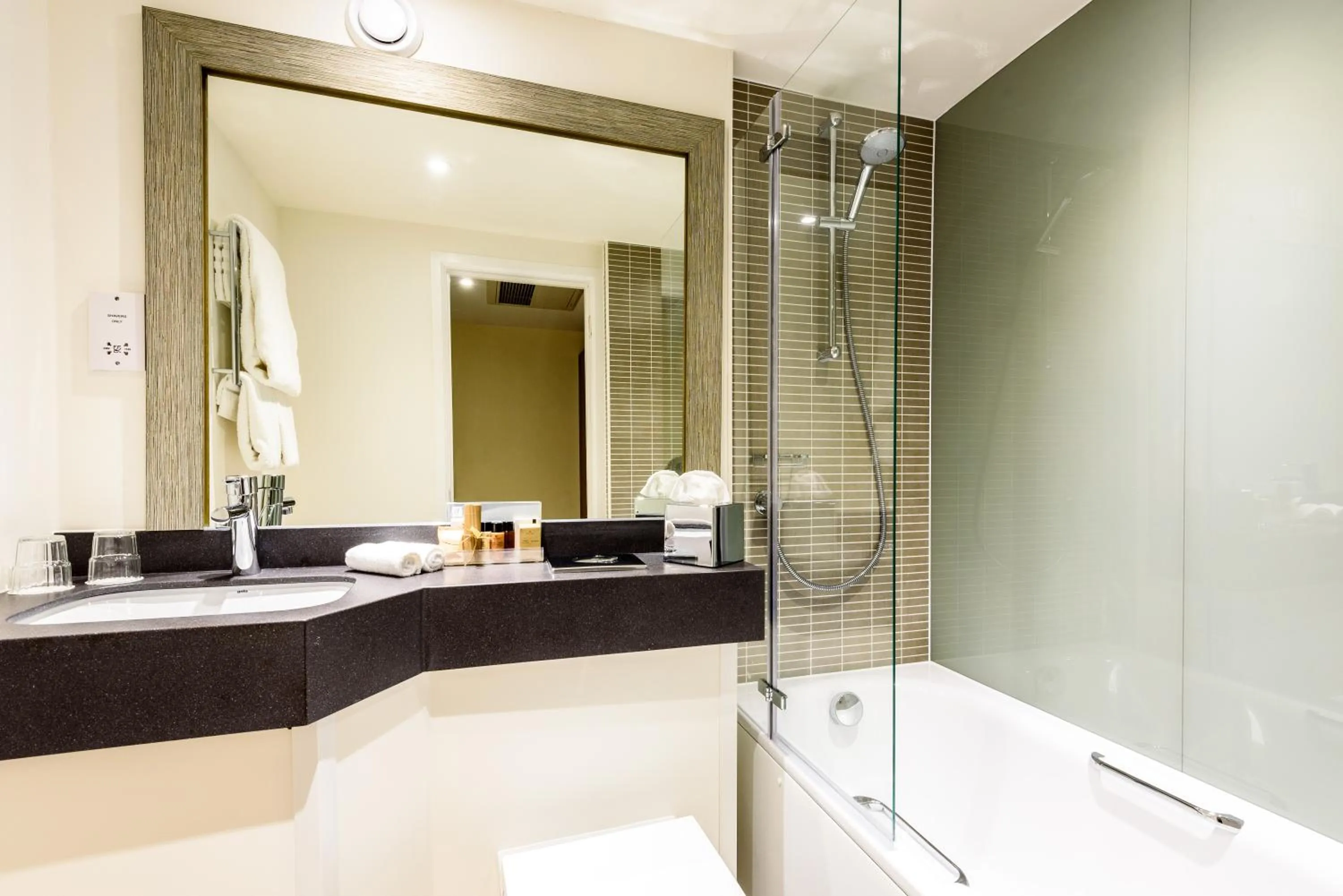 Shower in Holiday Inn Portsmouth by IHG