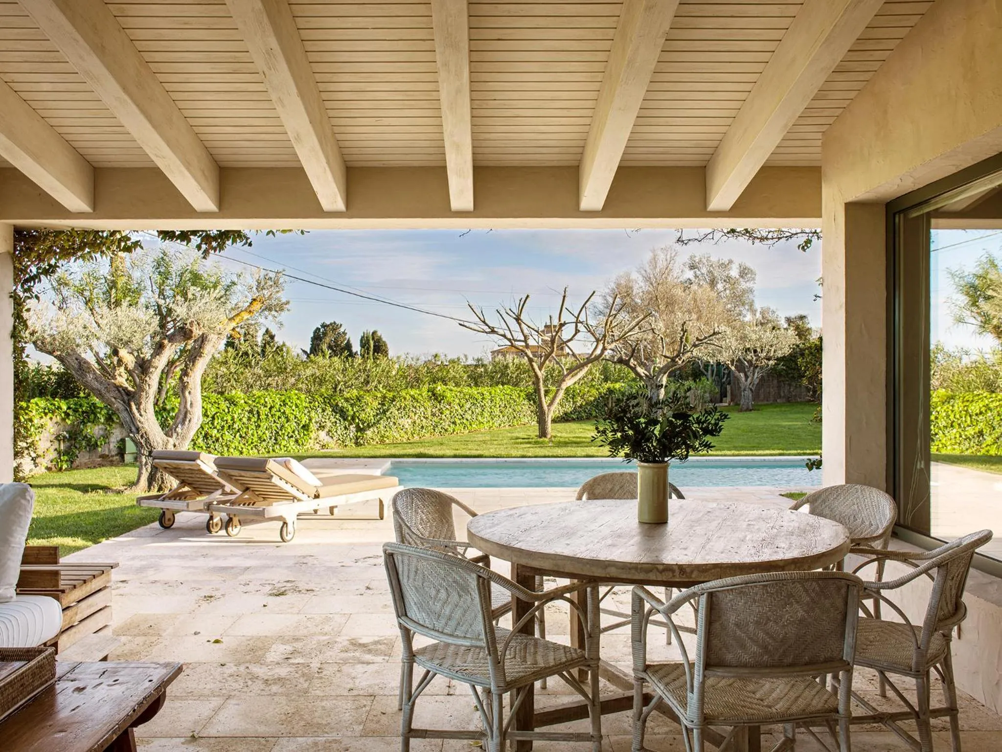 Pool view in Mas de Torrent Hotel & Spa, Relais & Châteaux