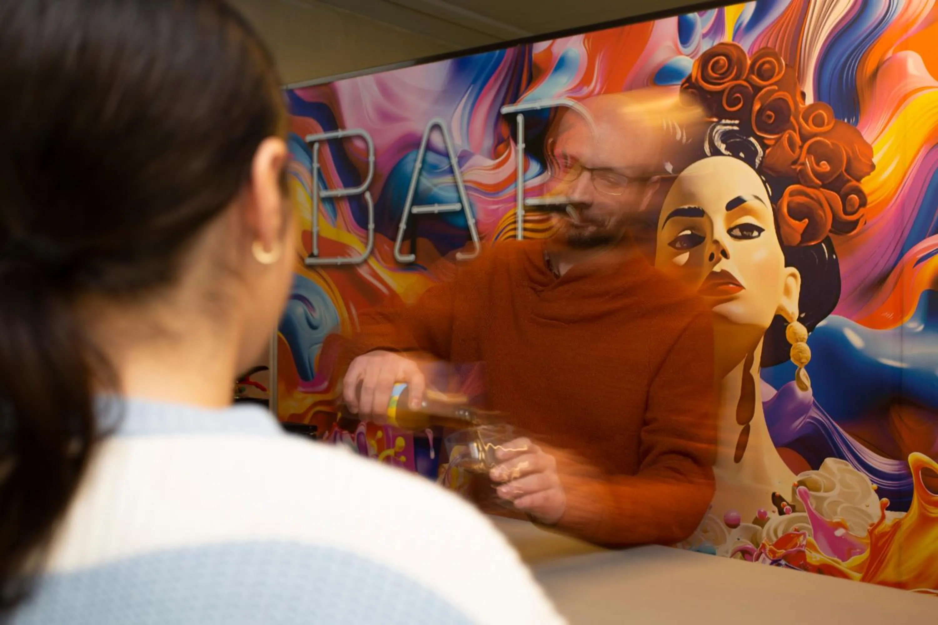 Lounge or bar in Casual Ilbira Granada