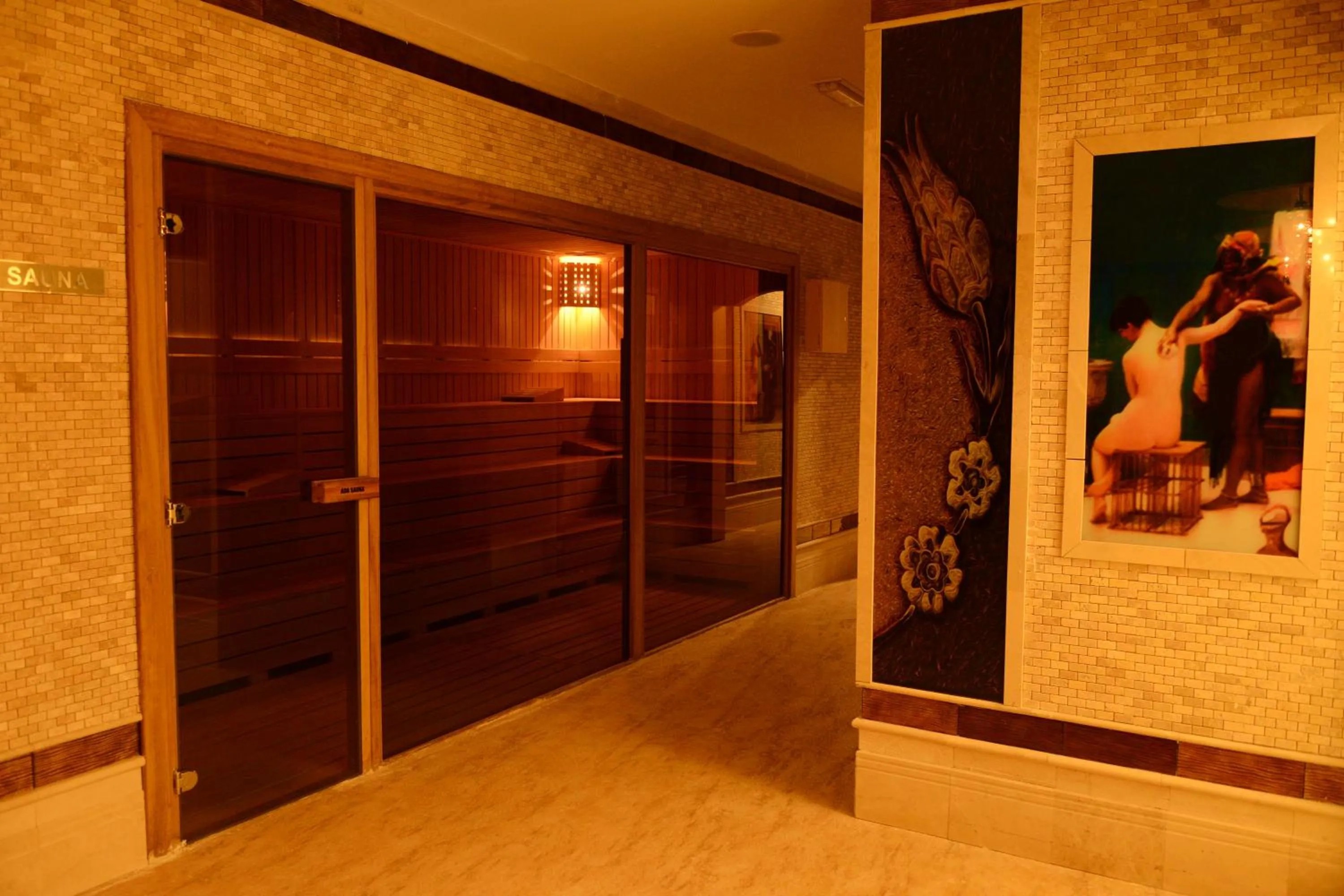 Sauna in Fame Residence Goynuk