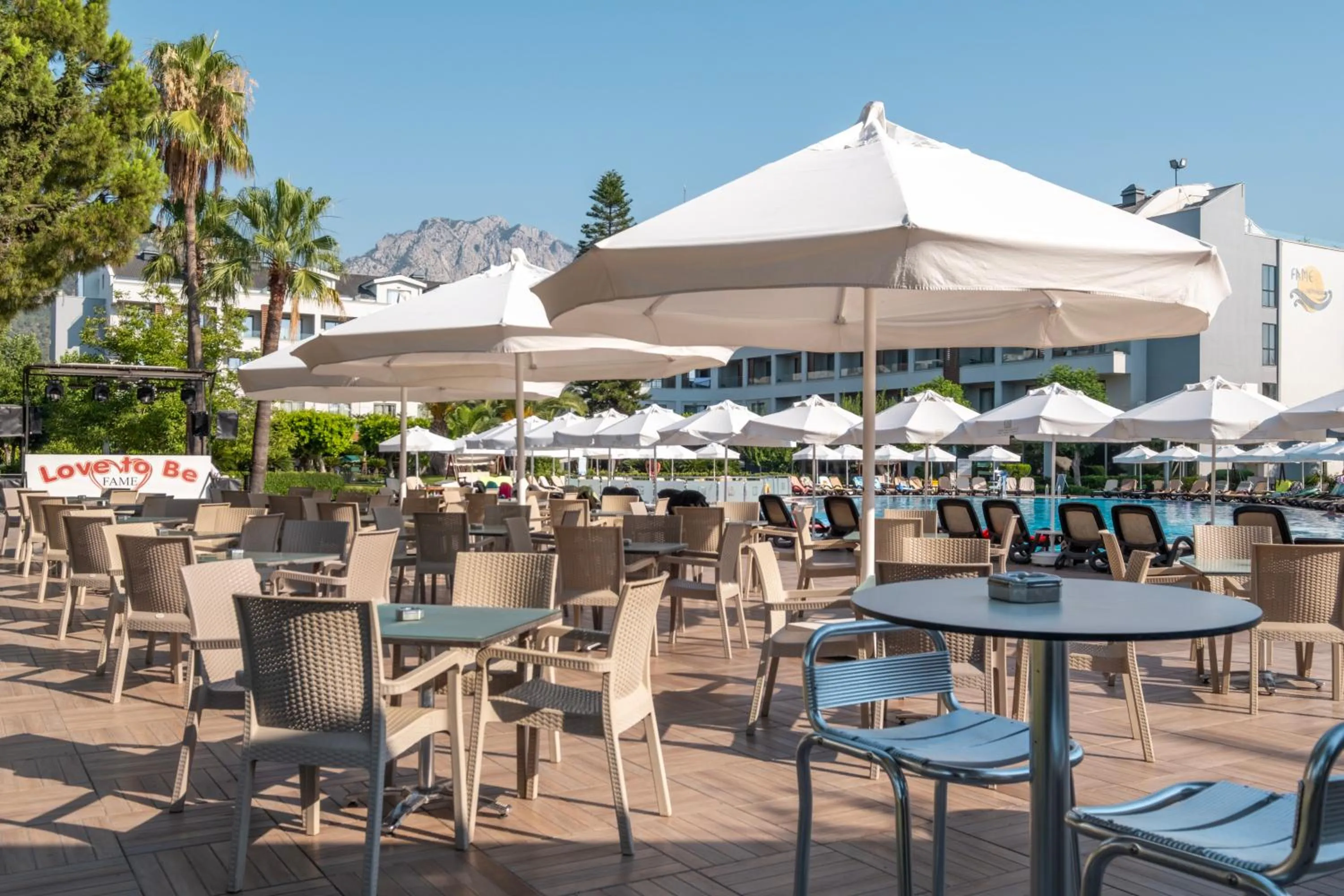Seating area in Fame Residence Goynuk