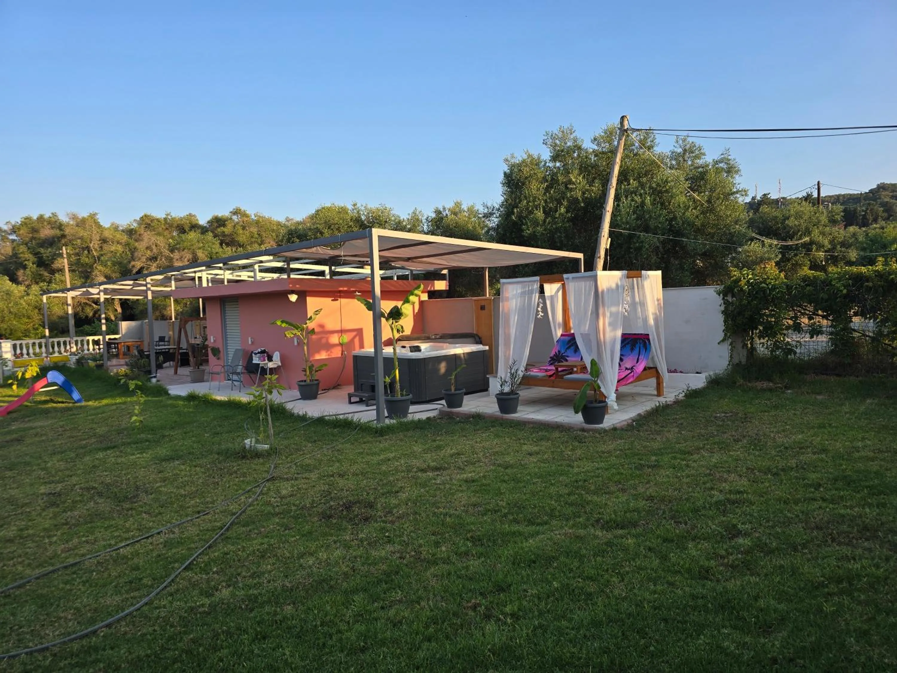 Garden view in Riposo Studios & Apartments