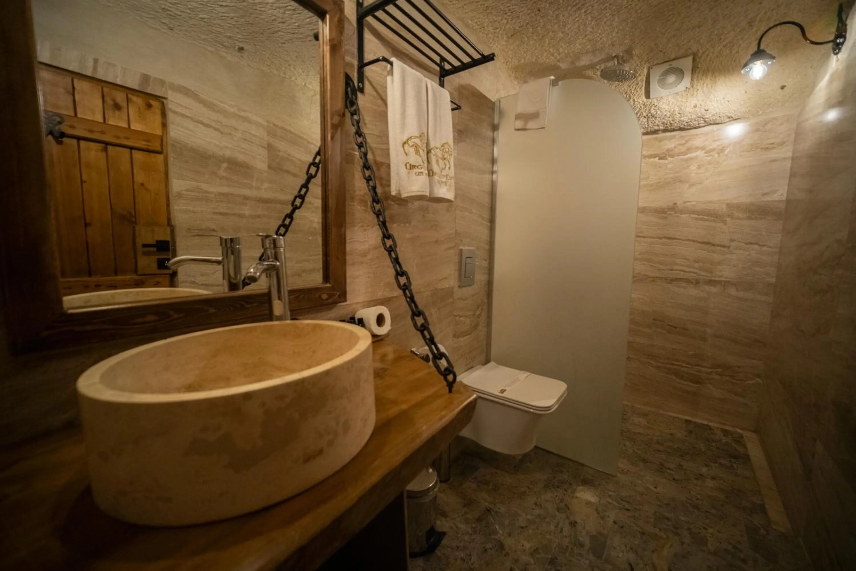 Toilet in Urgup Evi Cave Hotel