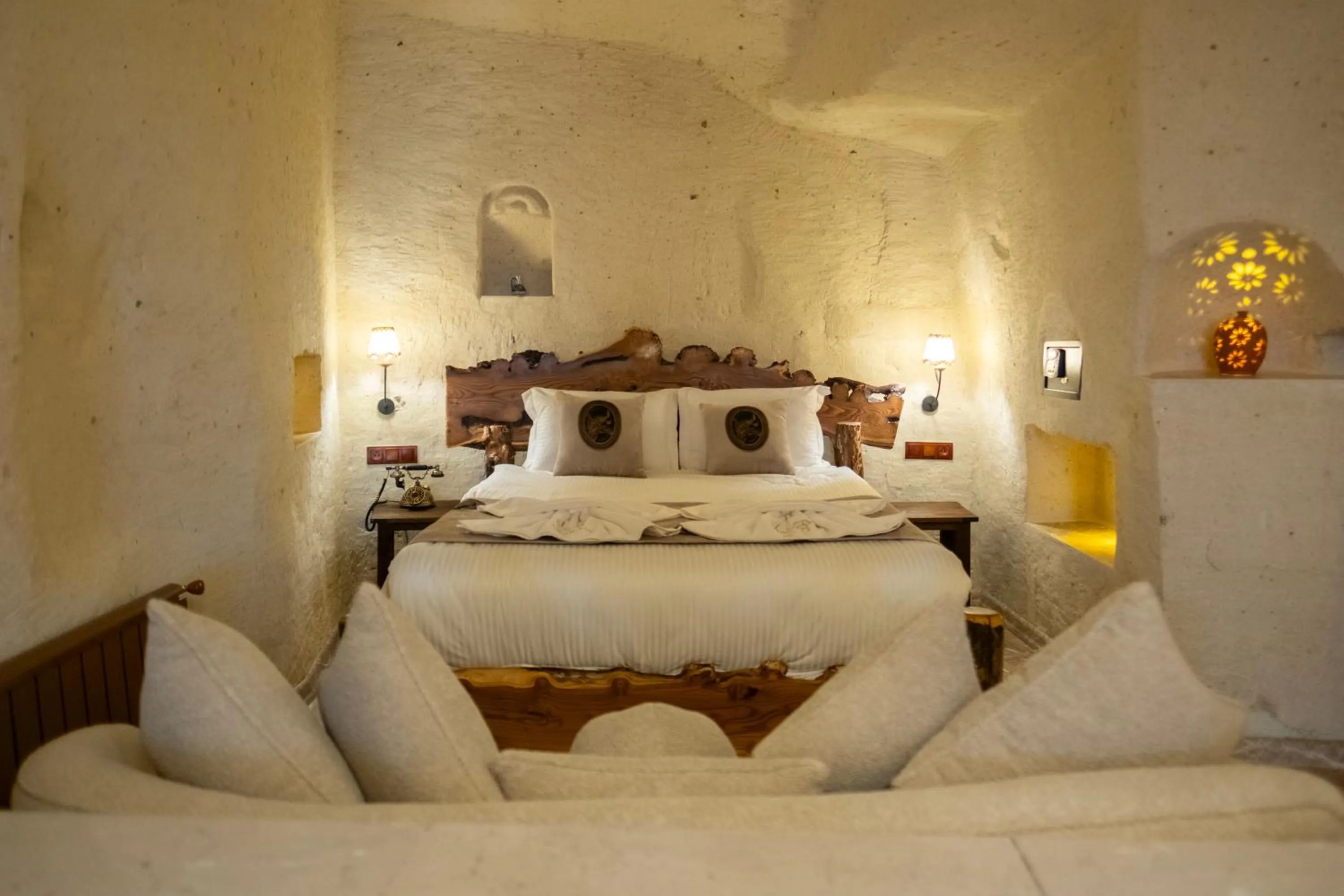 Bedroom in Urgup Evi Cave Hotel