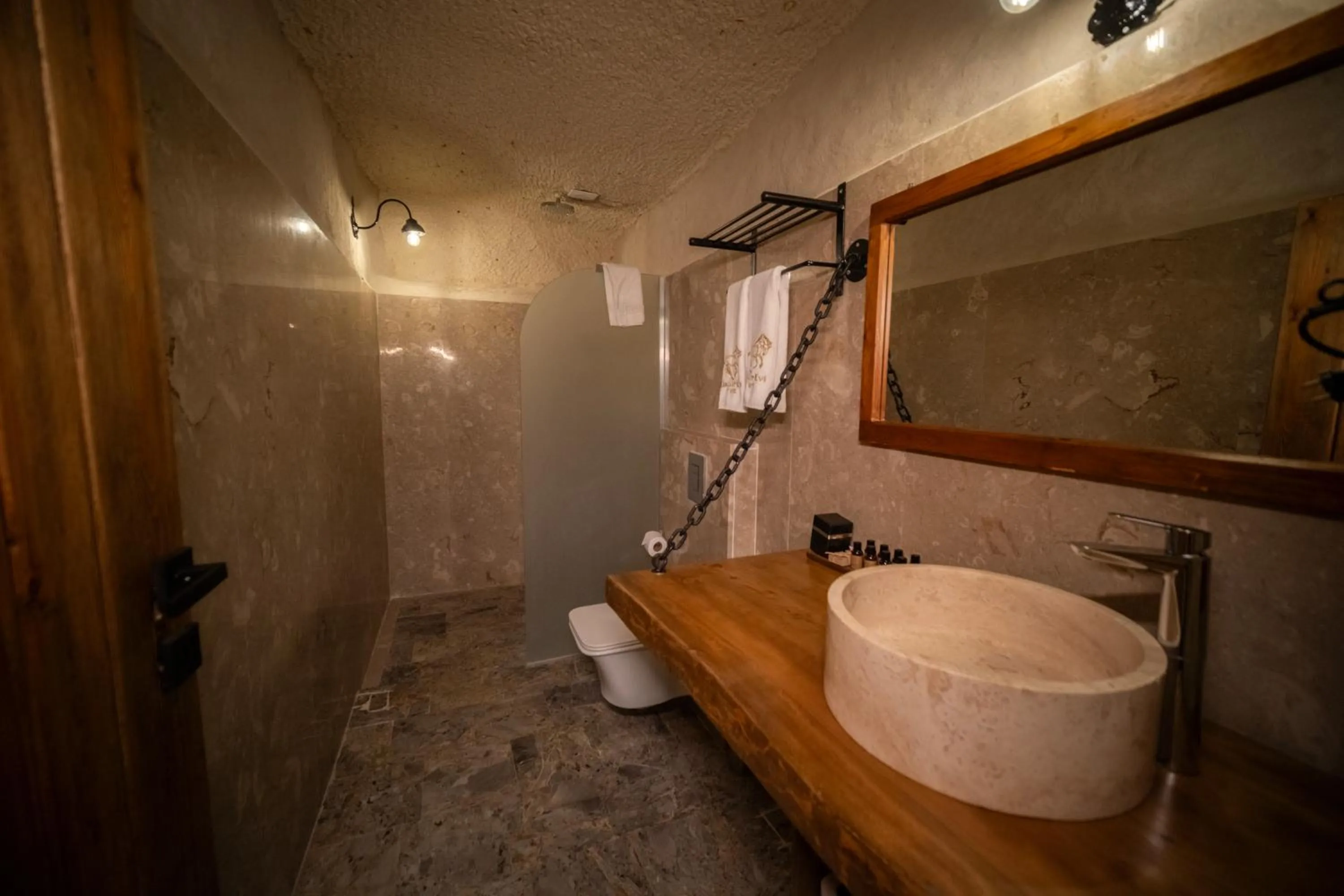 Toilet in Urgup Evi Cave Hotel
