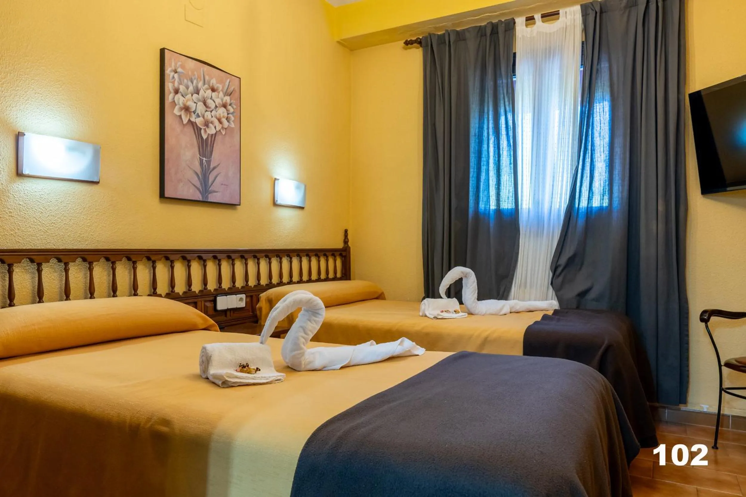 Bed in Hotel Uña Serranía Encantada