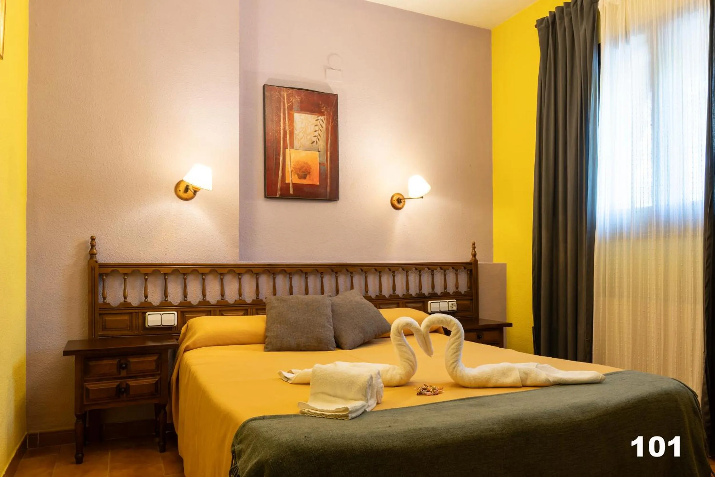 Bed in Hotel Uña Serranía Encantada