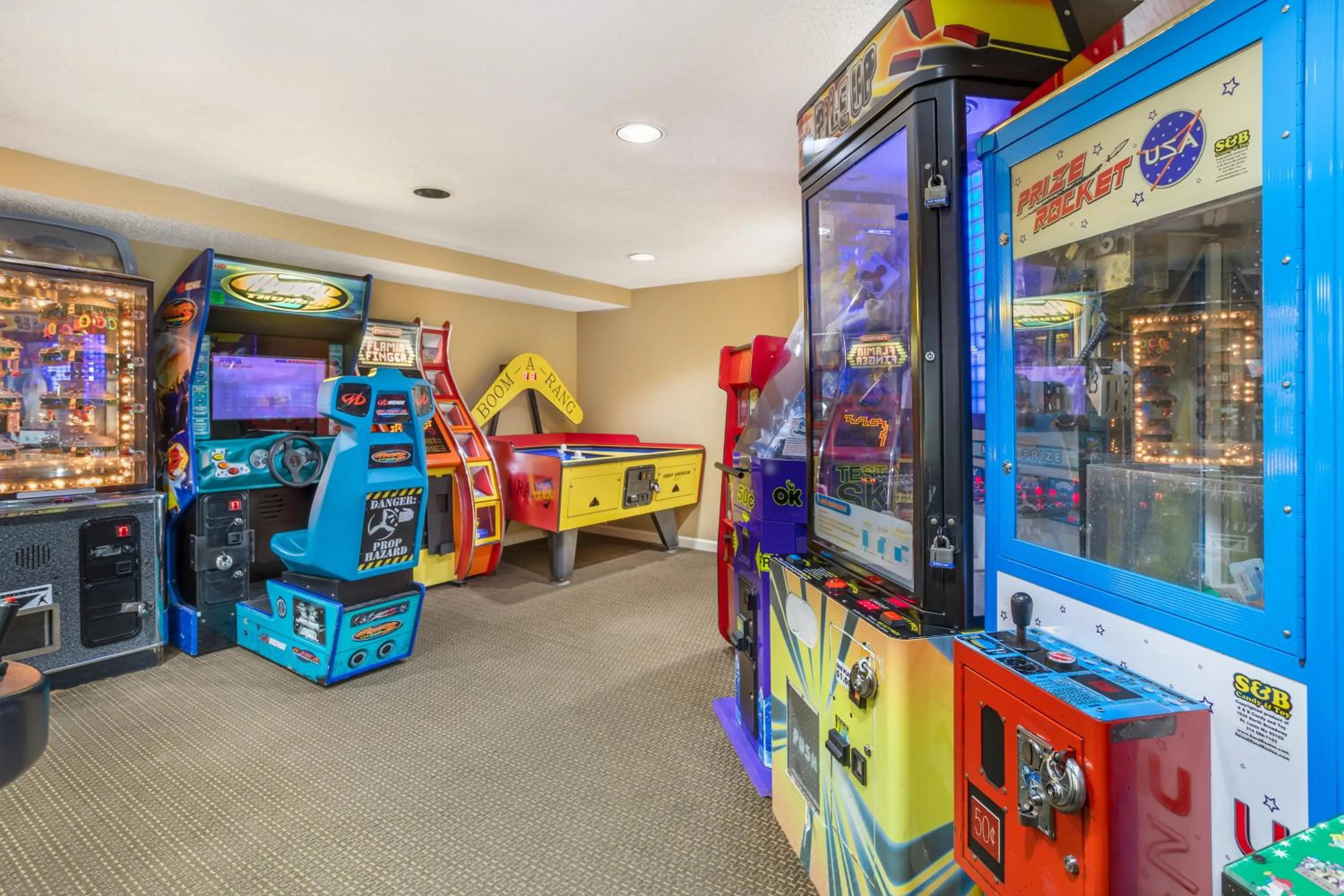 Game Room in Sunrise Ridge Resort