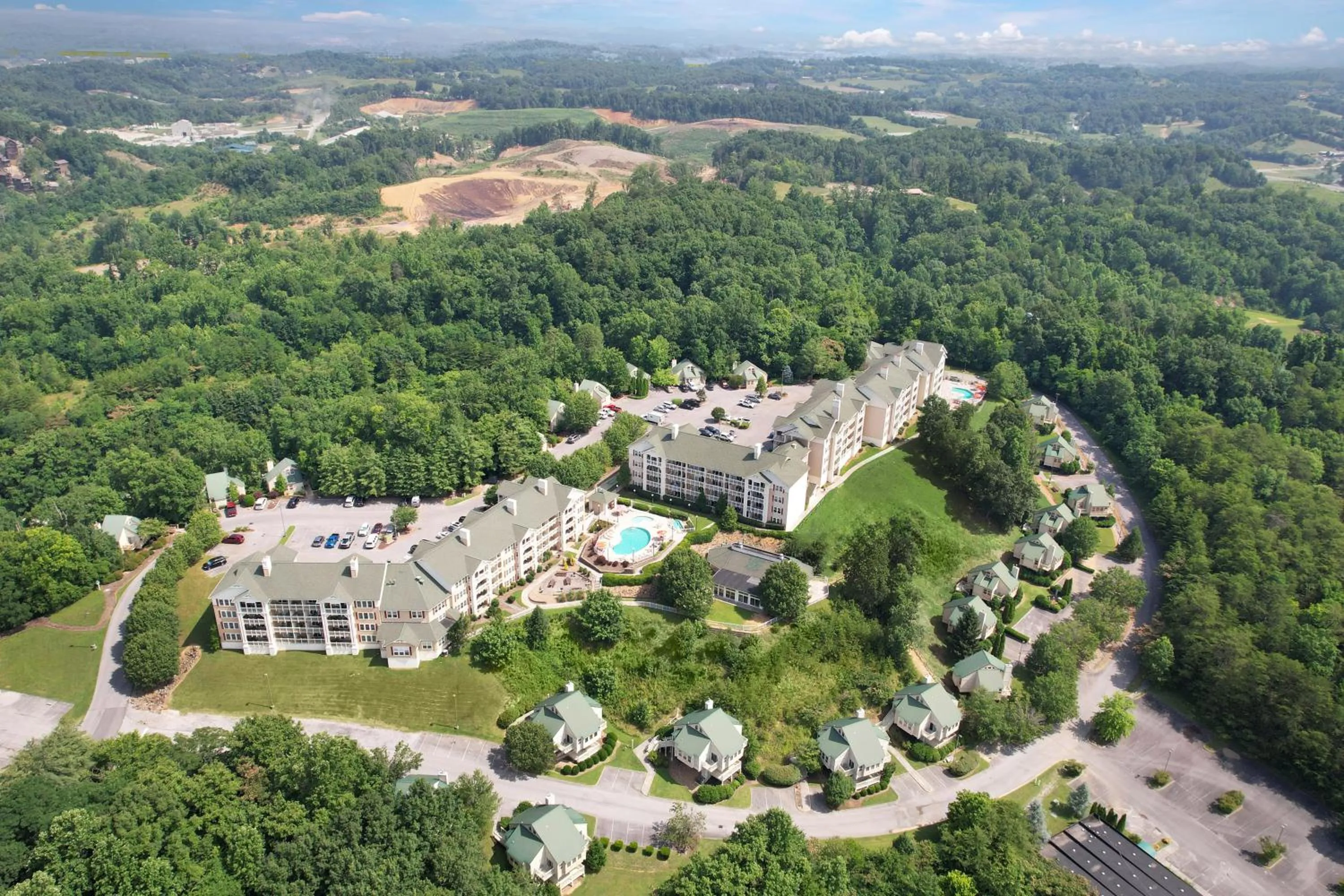 Bird's eye view in Sunrise Ridge Resort