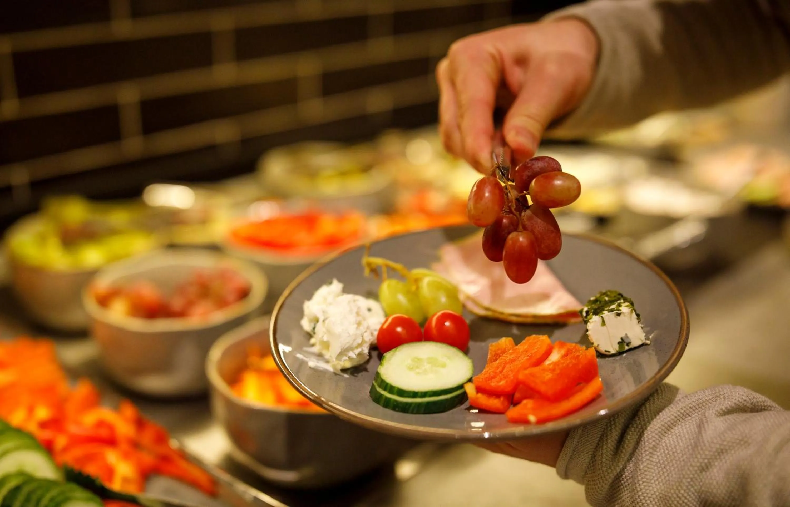 Buffet breakfast in Kedi Hotel Papenburg